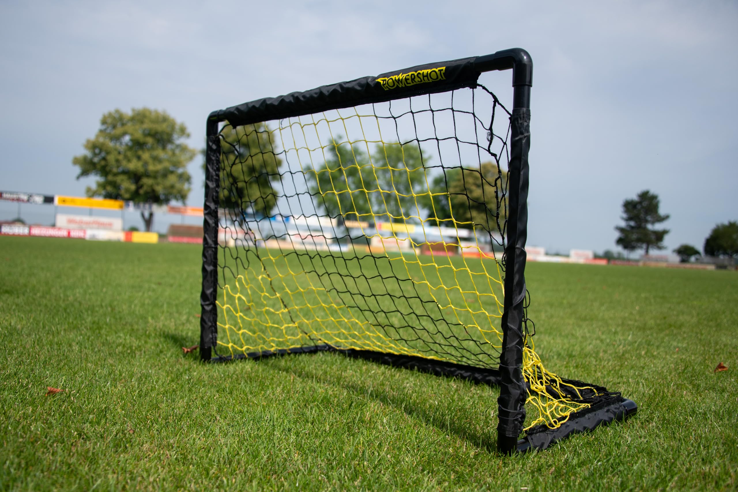 Fußballtor Garten 90 x 60 cm - 2er Set - inkl. Netz, Stecksystem und Bodenanker - Fussballtor MINI