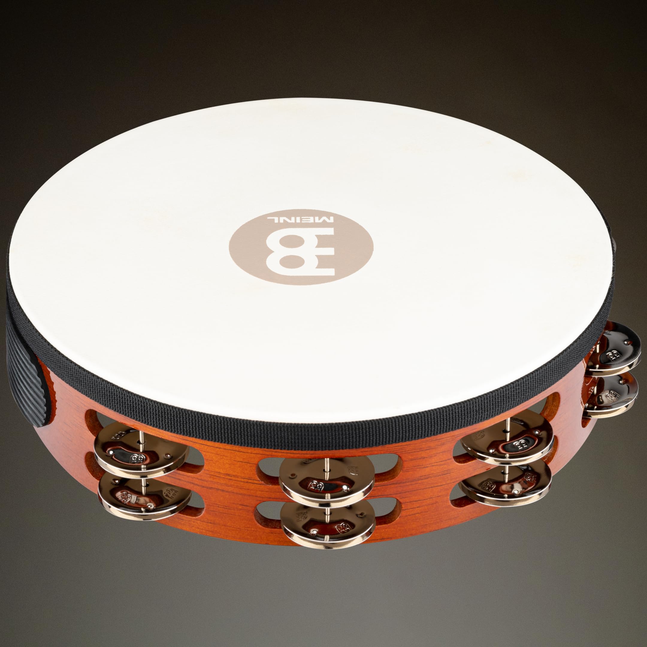 Meinl Percussion TAH2AB - Pandereta de madera, Cabeza africana