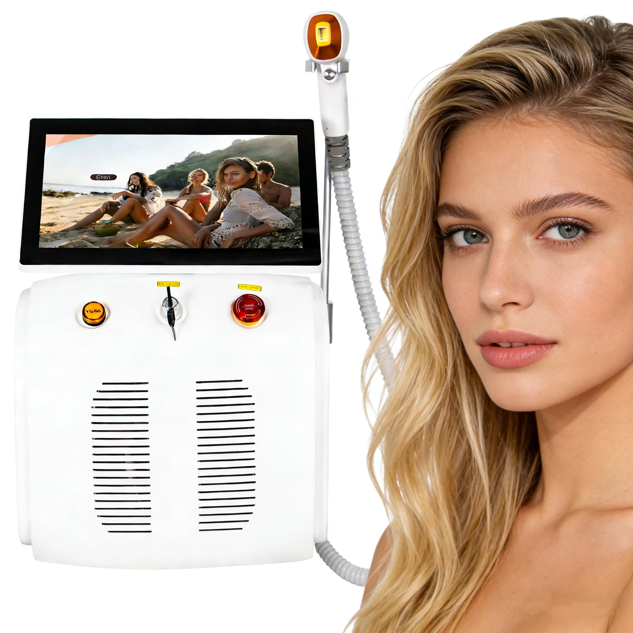 808nm Ice Point Diode Hair Removal Device For Face And Body Whole Body Hair Reduction Personal Home and