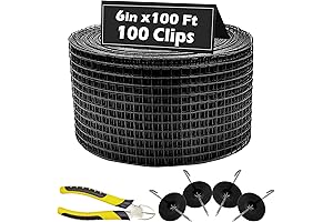 100FT Solar Panel Bird/Critter Guard Anti-Rust with 100 Fastener Clips Rooftop Solar...
