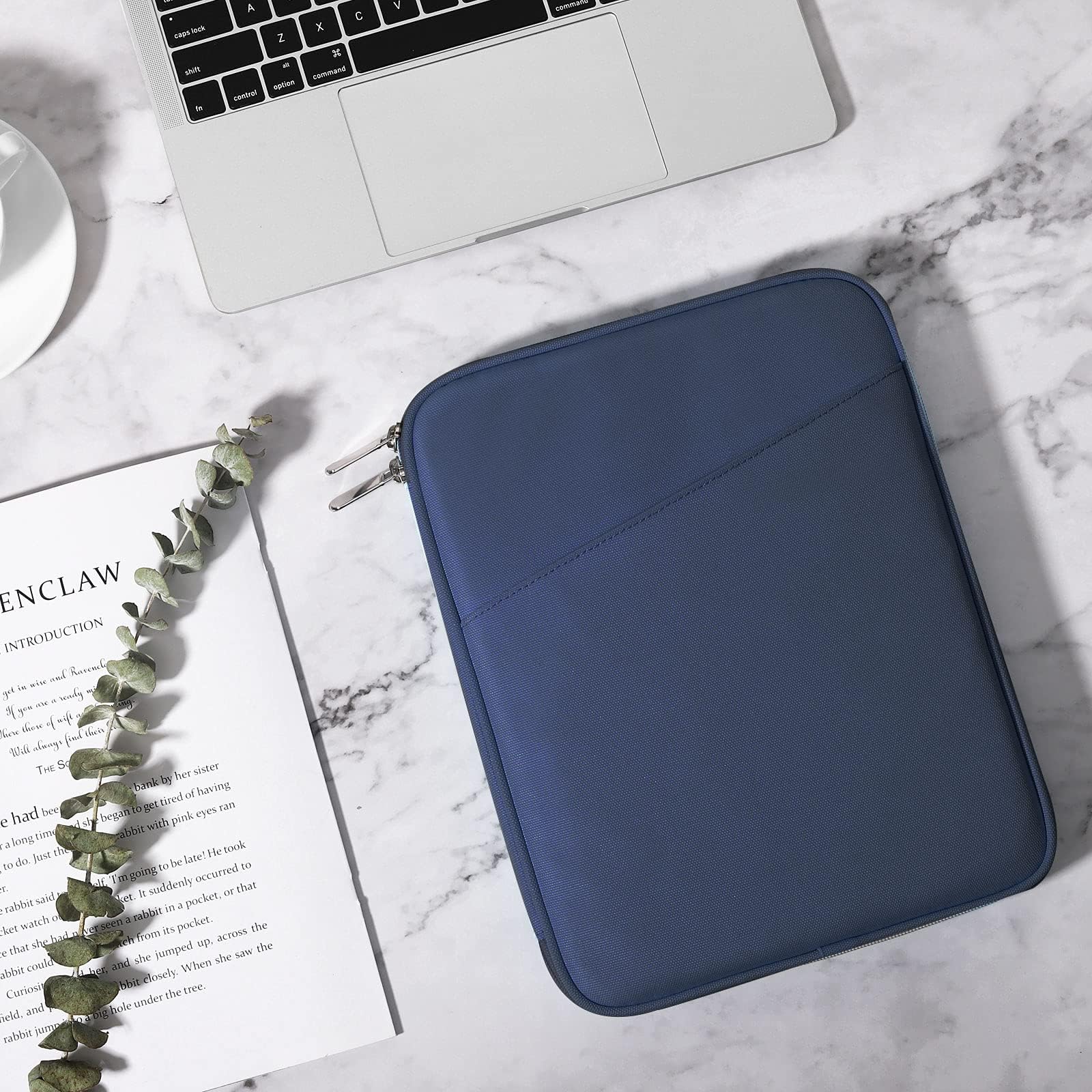 TiMOVO 8-9 Inch Tablet Sleeve Case for All-New iPad Mini 7 (A17 Pro, 2024), iPad Mini 6 (8.3-Inch, 2021), iPad Mini 5/4/3/2/1, Portable Protective Pouch Bag for iPad Mini, Indigo