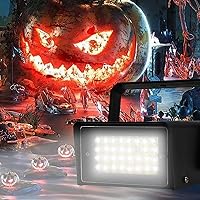 Vista 9 de ENUOLI Mini Luz Estroboscópica - 32 Bombillas LED Superbrillantes para Halloween, Control de Velocidad de Parpadeo Variable, Luces Intermitentes