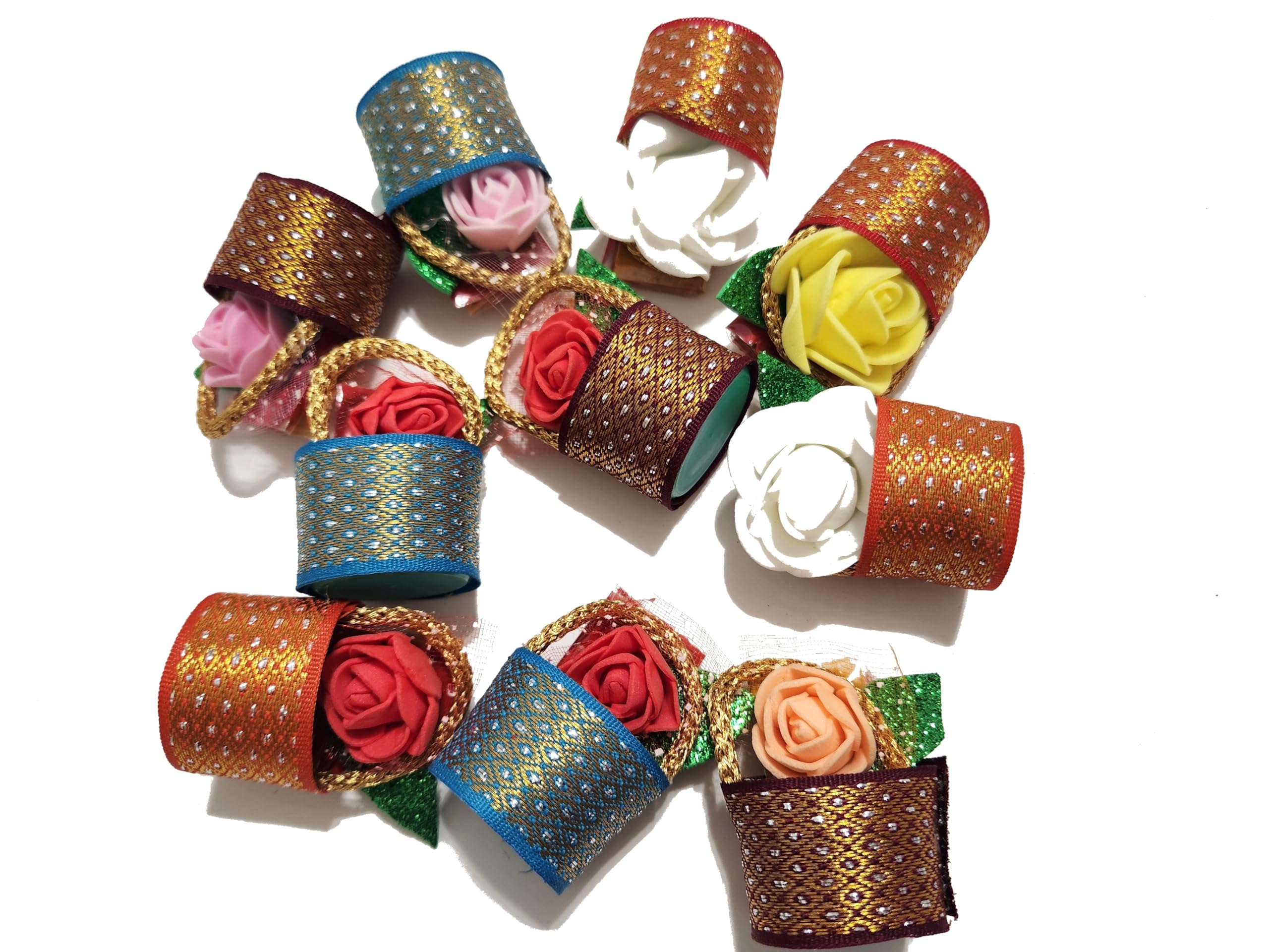 Haldi Kumkum | Set of 10 | Pasupu kumkum | Tamboolam | Pooja | Return Gift | HK-SB1