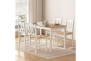 Sogesfurniture 42.5" Kitchen Table and Chairs Set for 4