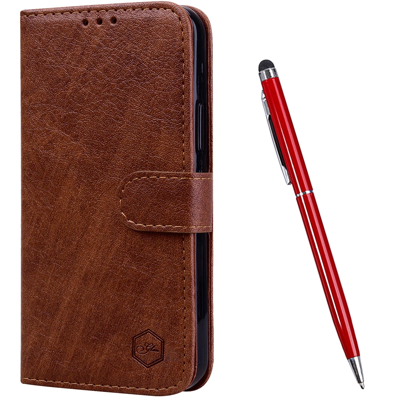 TOUCASA Portemonneehoes Voor Xiaomi Redmi Note 9S/9 Pro/9 Pro Max - PU Leren Flip Hoes Met Kickstand, Sleutelkoord & Stylus (Lila)