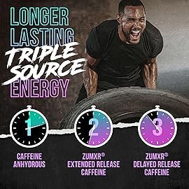 ALPHA LION Superhuman Extreme High Stim Pre Workout Powder, Beta Alanine, L-Taurine & 356mg Tri-Source Caffeine for Sustained Energy, Nitric Oxide & Citrulline for Pump (21 Servings, Grape Flavor)