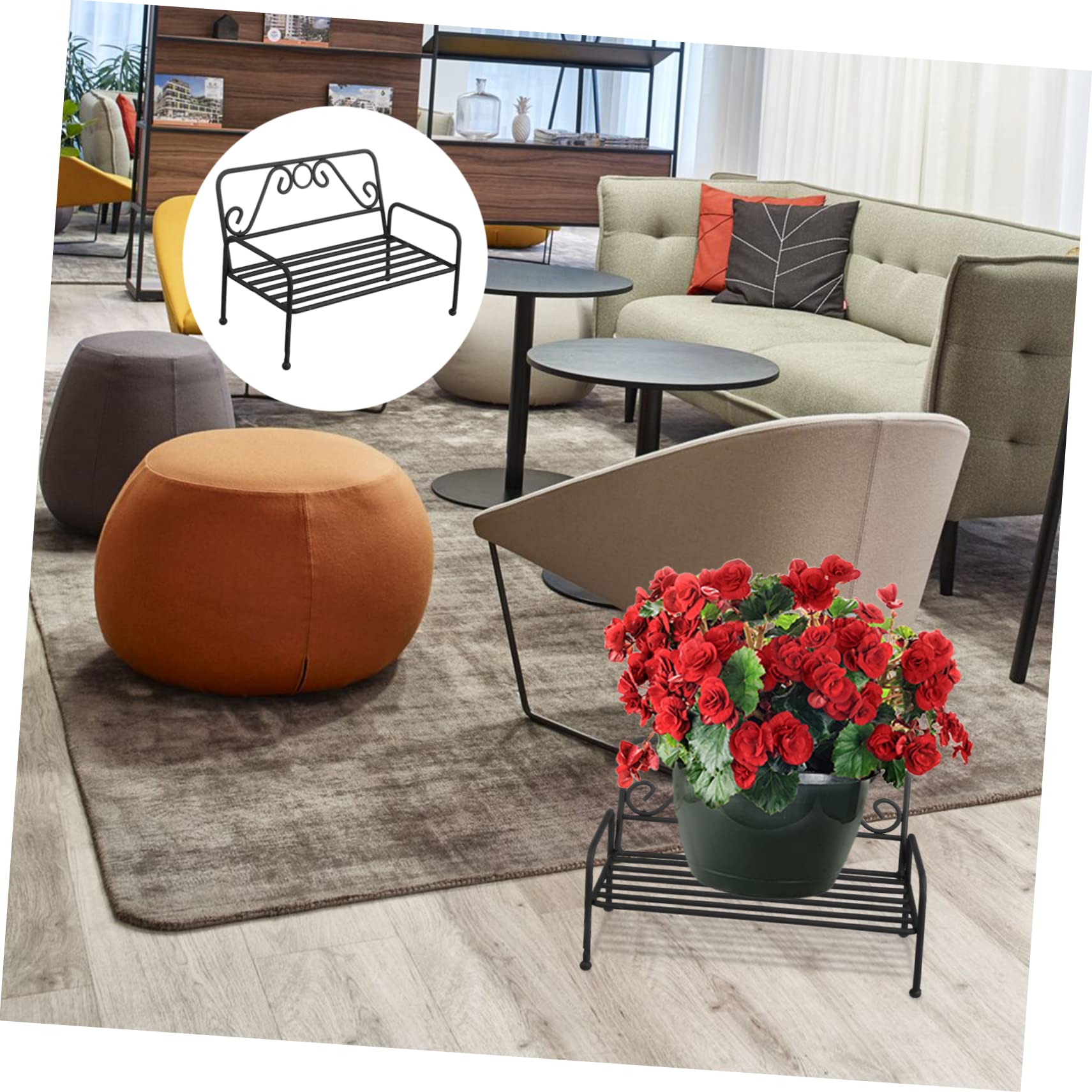 SUPPORT POUR PLANTES En Bois Bambou Bureau Pots De Fleurs Étagère À EUR 24,18 - PicClick FR