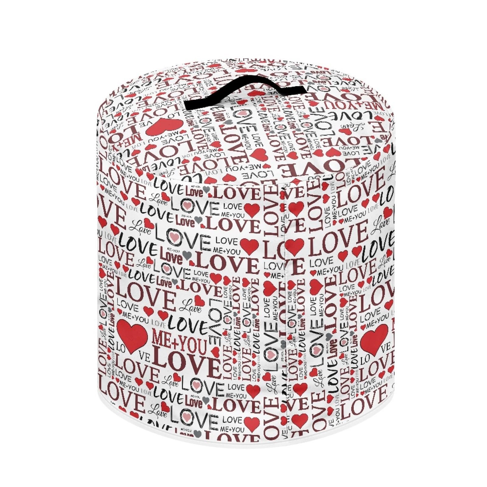 NETILGEN Valentines Day Dust Cover Compatible with 8 qt Electric Pressure Cooker Rice Cooker and Air Fryer Insulated Cloth Cover Keep Appliance Clean Home Decorations,I Love You