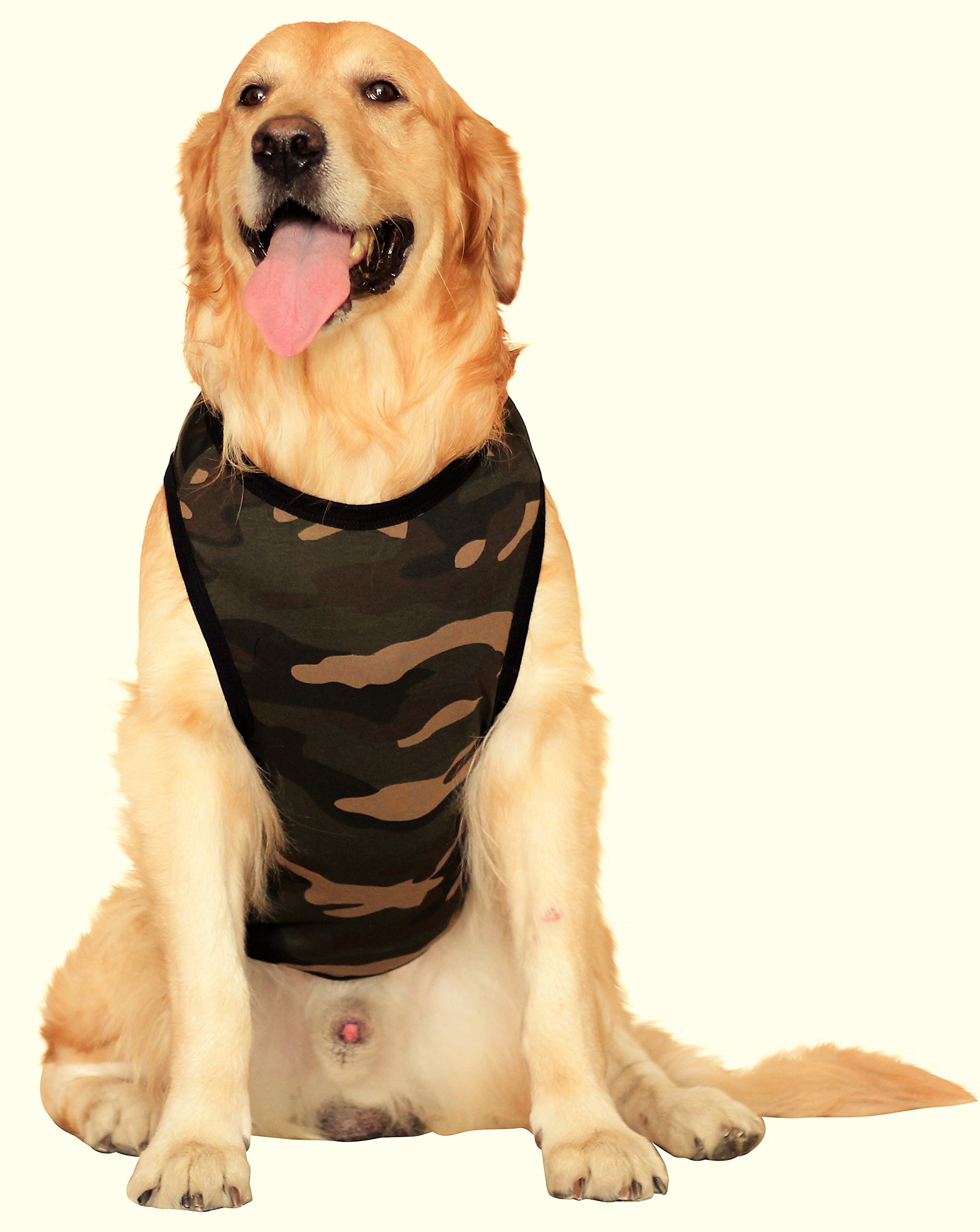 Doxters Cotton T Shirts For Medium And Large Dogs- Army Camouflage Print, Size 24 (B07B4YJQTL) Amazon Price History, Amazon Price Tracker