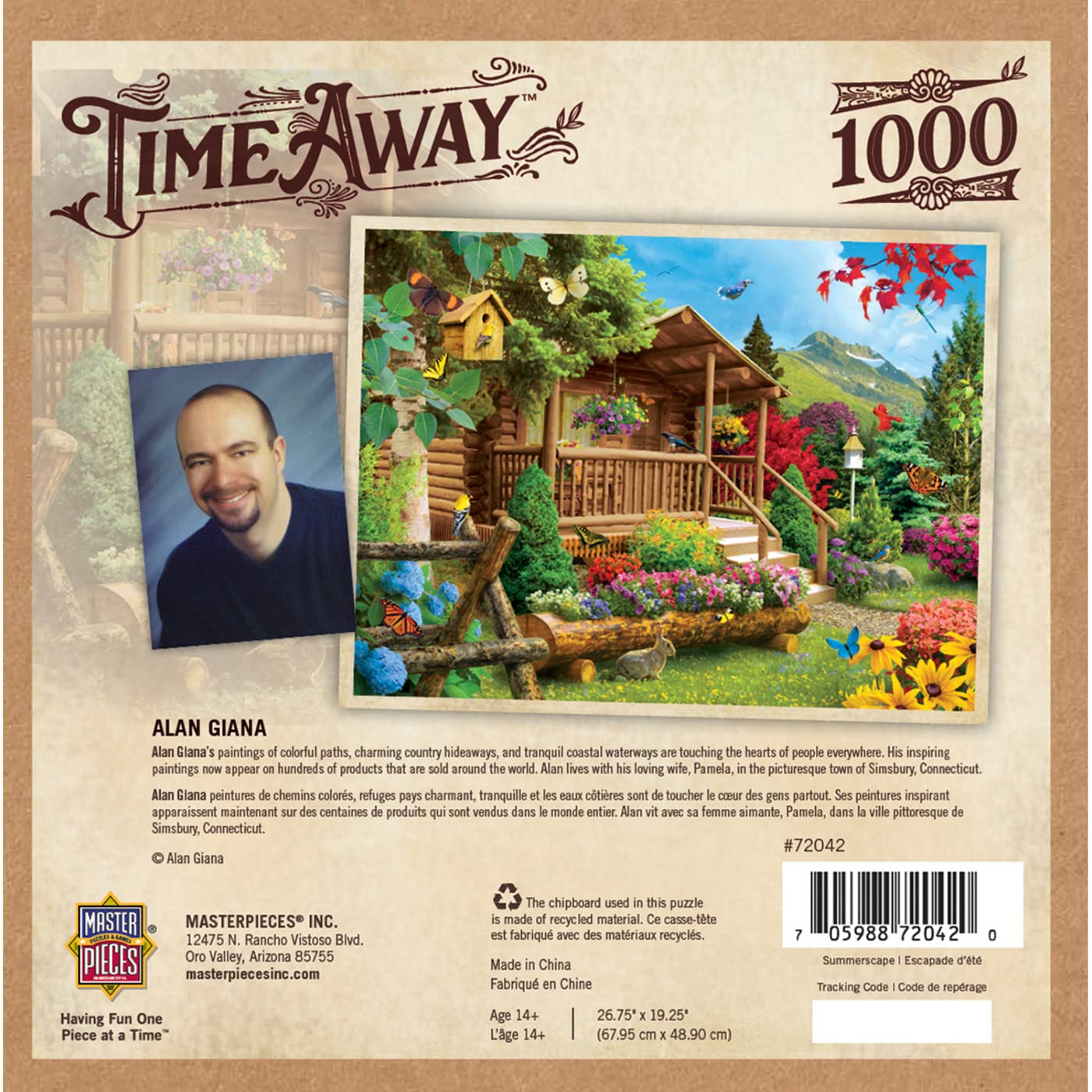 Amazon | MasterPieces ジグソーパズル 1000ピース 大人/家族/子供用 