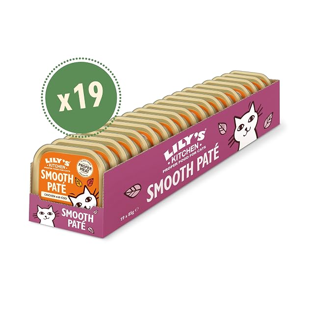 Foto 4 de 6 de Lily’s Kitchen Smooth Chicken with Cod Paté Complete Nutrition Adult Cat Food 19 x 85g