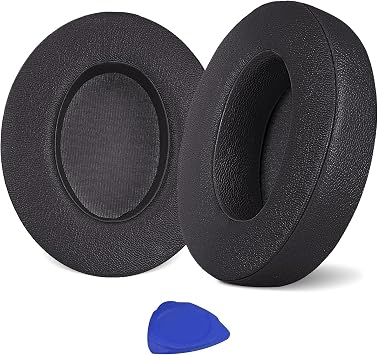 Aurivor Studio 3 Replacement Ear Pads for Beats Studio 3/2 Headphones, Cushions Earpads with Premium Protein Leather, Softer Memory Foam, Stronger Adhesive Black