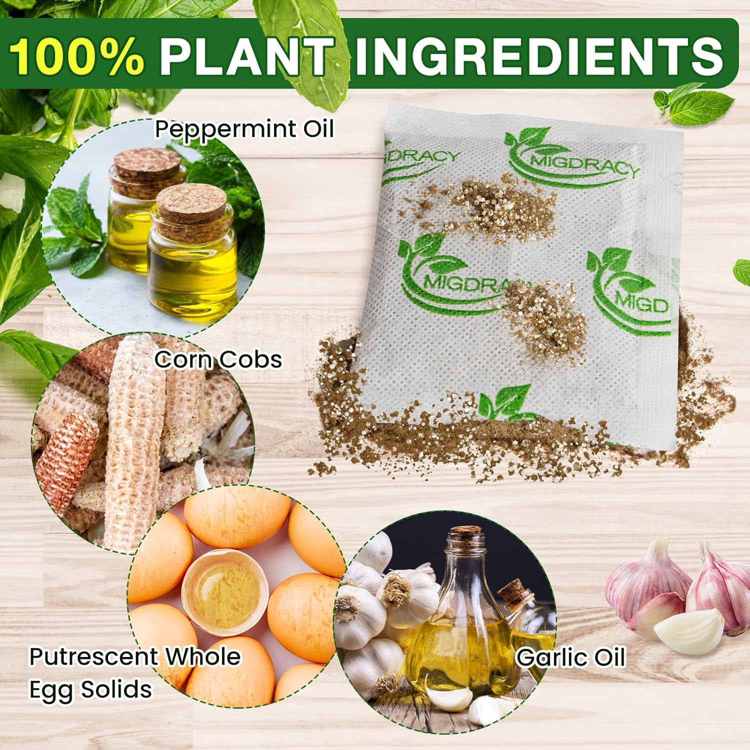 10Pcs Squirrel Repellent Pouches, Peppermint Oil to Repel Squirrel and Chipmunk, Chipmunk Repellant Pouches, Keep Squirrels Away from Gardens, Flower Beds and Farm, Outdoor Use - Image 6