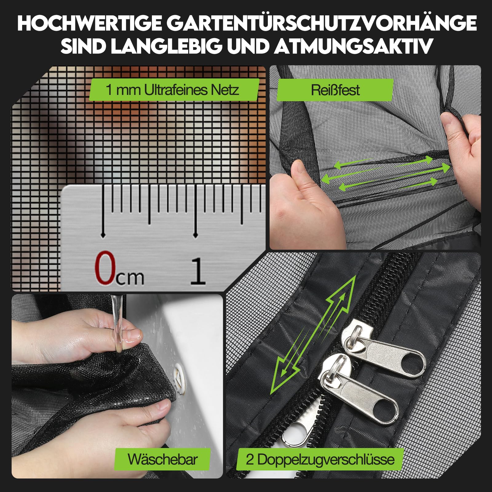Moskitonetz Auto Hintertür Kompatibel für VW T5 T6,Auto-Fliegengitter mit Insektenschutz und Sonnenschutz, Auto Insektennetz Kofferraum Schattennetz Camping Belüftung Moskitonetze Reise (Rear)
