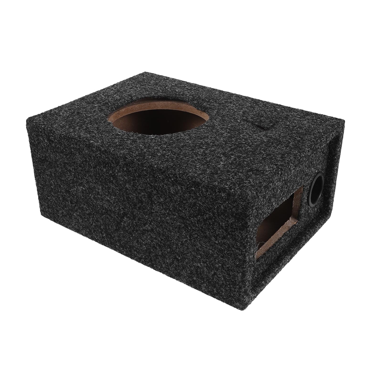 Caisson de basses carré 5 pouces bois remède au manque de basses - 8