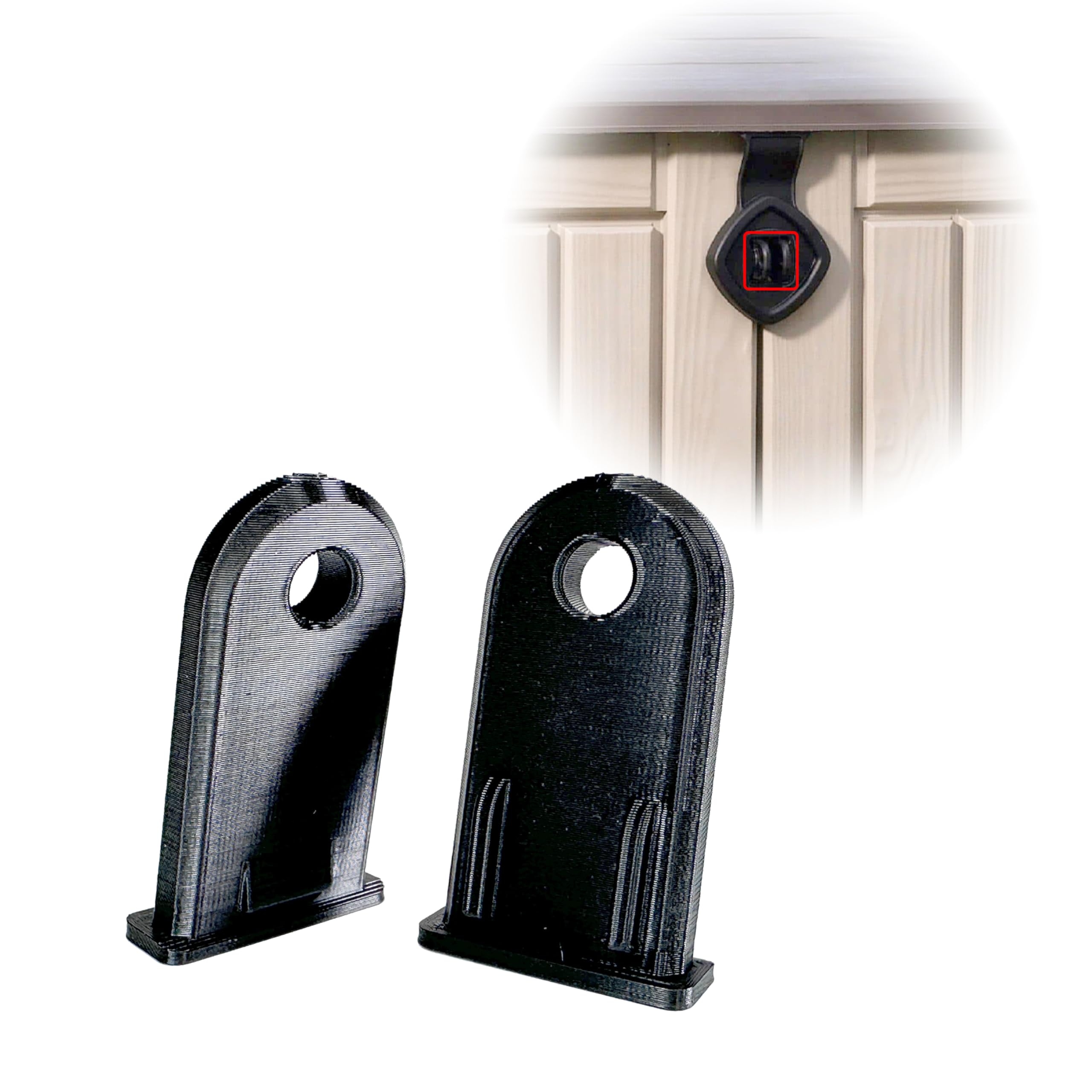 Replacement SK Padlock Latch Brackets for Keter Store It Out Storage Boxes Compatible with Woodland, Midi & Store-It-Out XL, W26H SS SH1 SH2 SH3