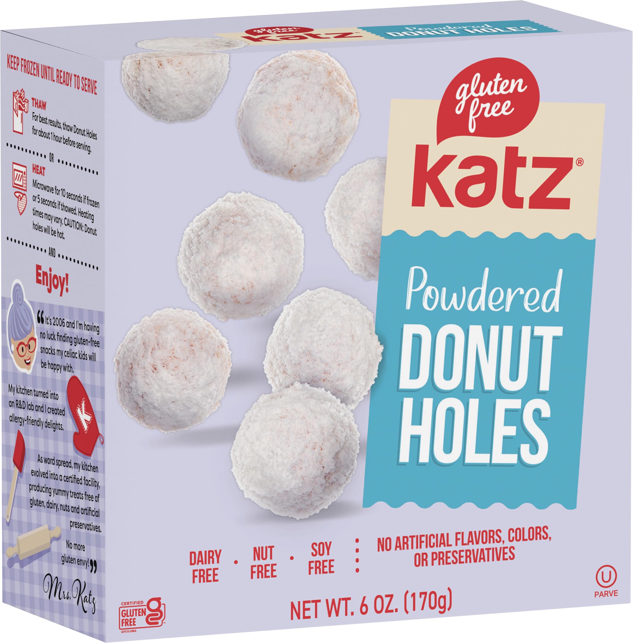 Amazon.com: Katz Gluten Free Donuts & Donut Holes Top 8 Flavors