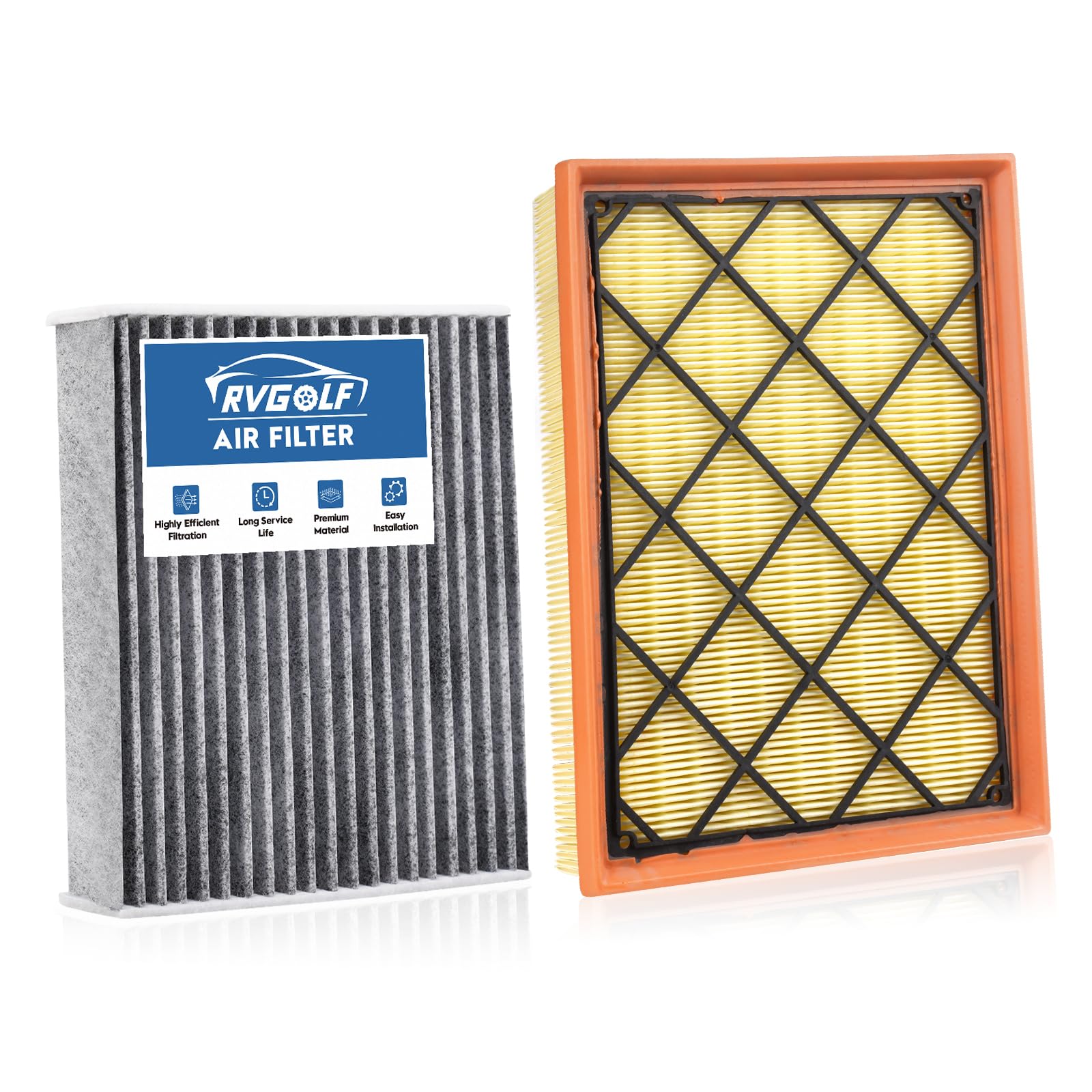 Engine+Cabin Air Filter Fit for 2019-2023 Ford Ranger 2.3L