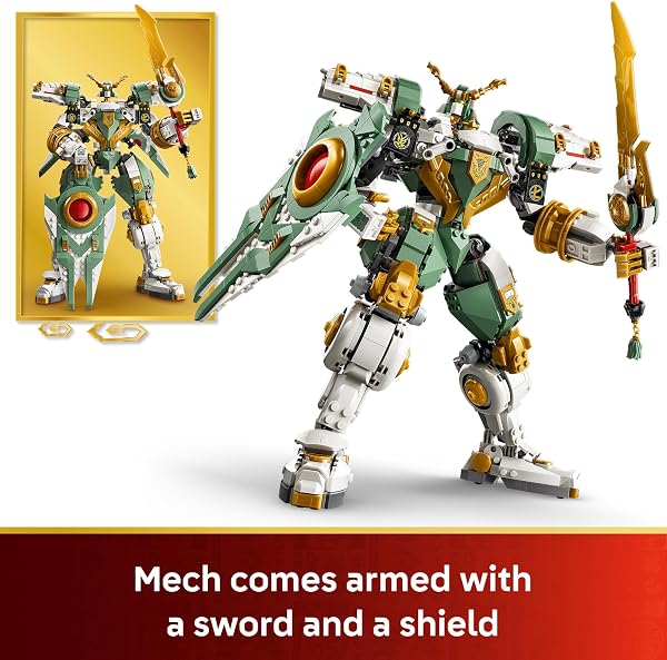 LEGO NINJAGO Lloyd's Titan Mech 15th Anniversary Building Toy - Collectible Mech Set for Boys & Girls, Ages 14+ - Display as Bedroom Decor - Gift for Birthdays - 71860 - 3