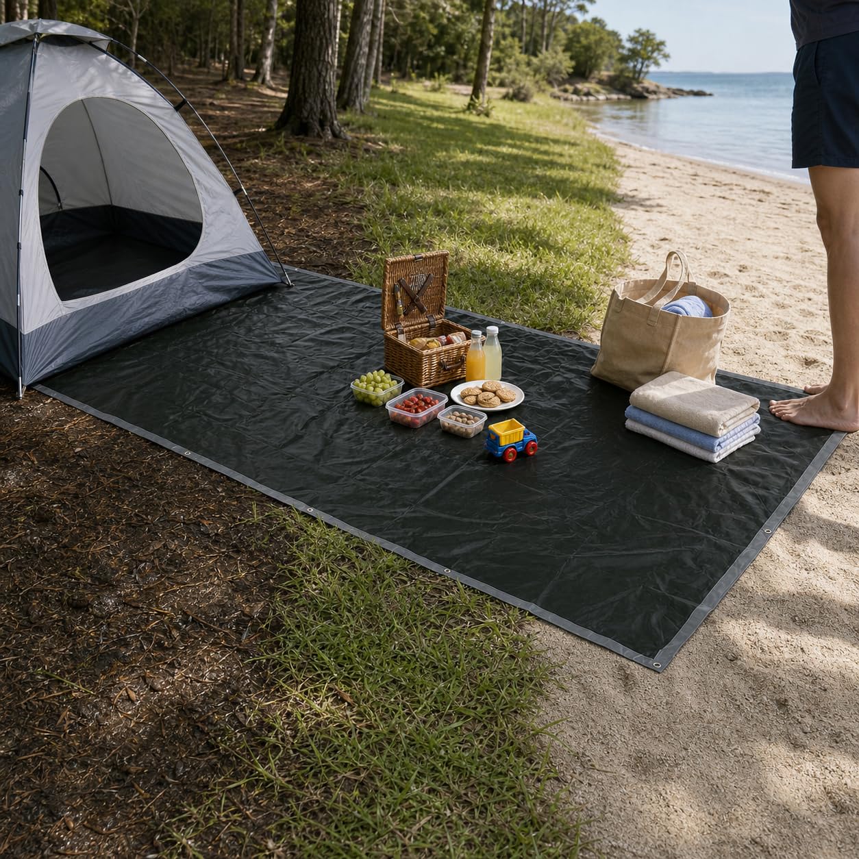 Esterno Impermeabile Campeggio, Tappeto Stuoia da Attività all'Aperto, per, 2.8m x 4.8m