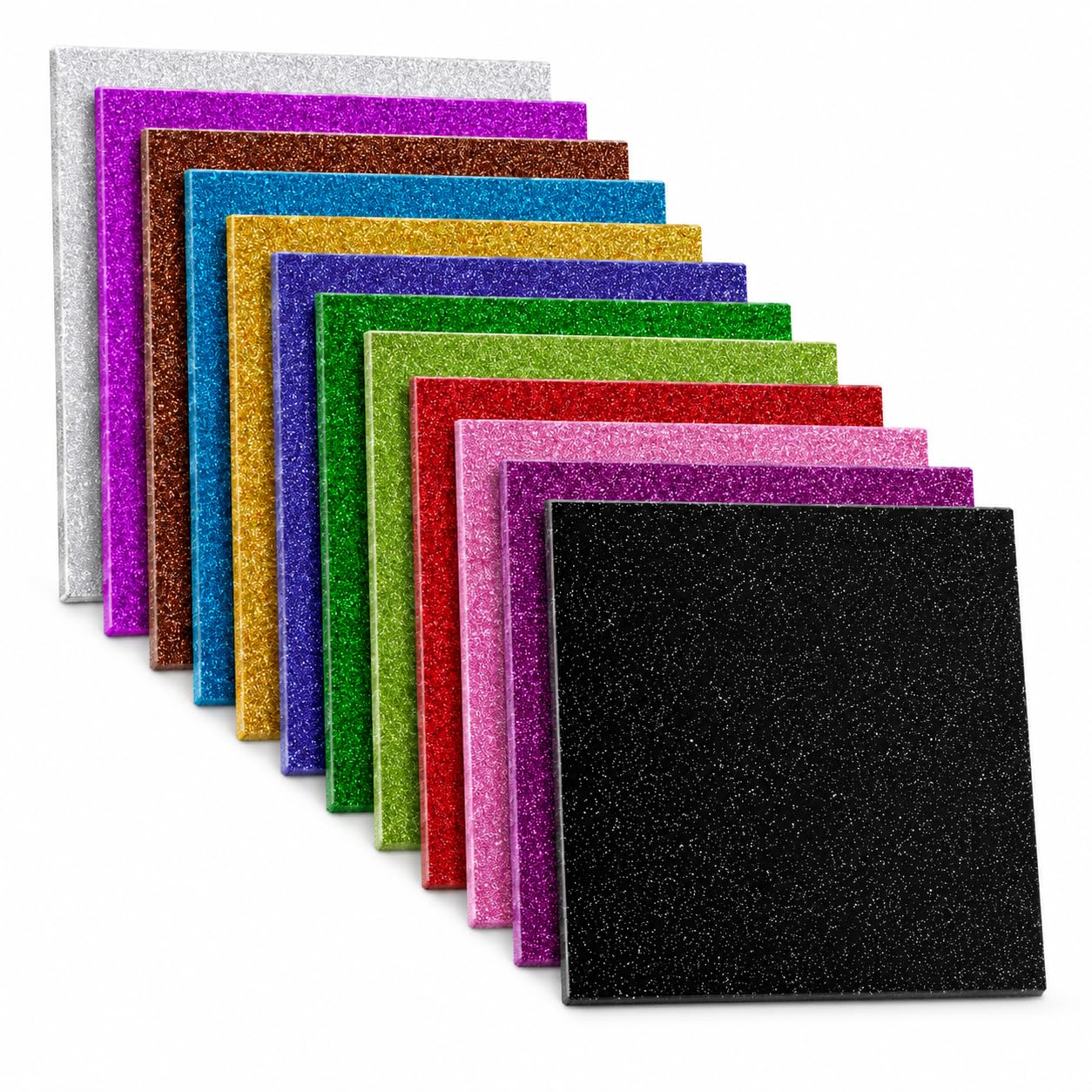 Glitter Acrylic Sheets - Laser Cutting & Crafting -17