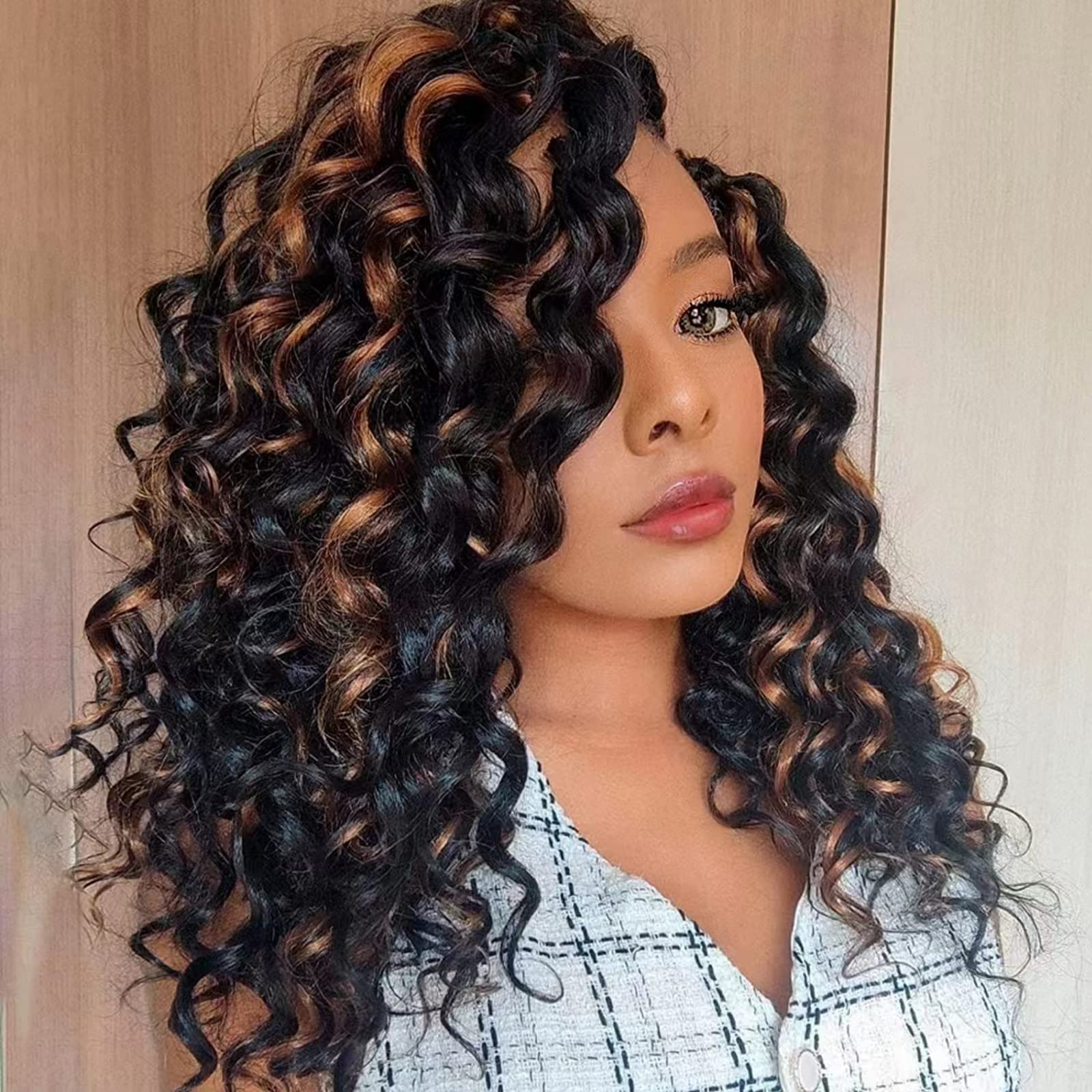 14inch deep water wave 14 Inch Water Wave Wig – A-List Lace Hair main image 2