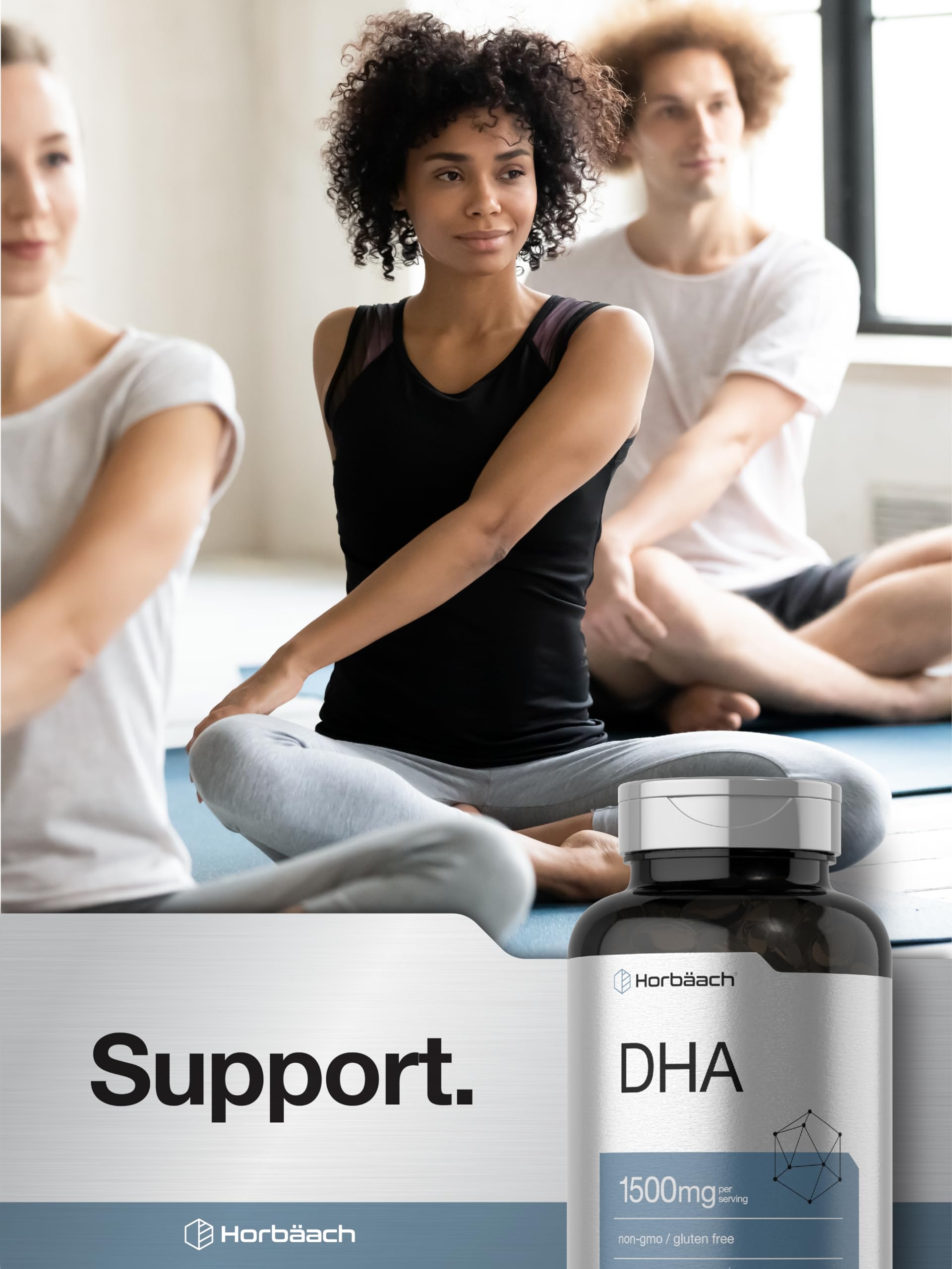 Horbaach DHA Supplement 1500mg | 90 Softgels | EPA, Omega 3, DHA — Amazon image 7