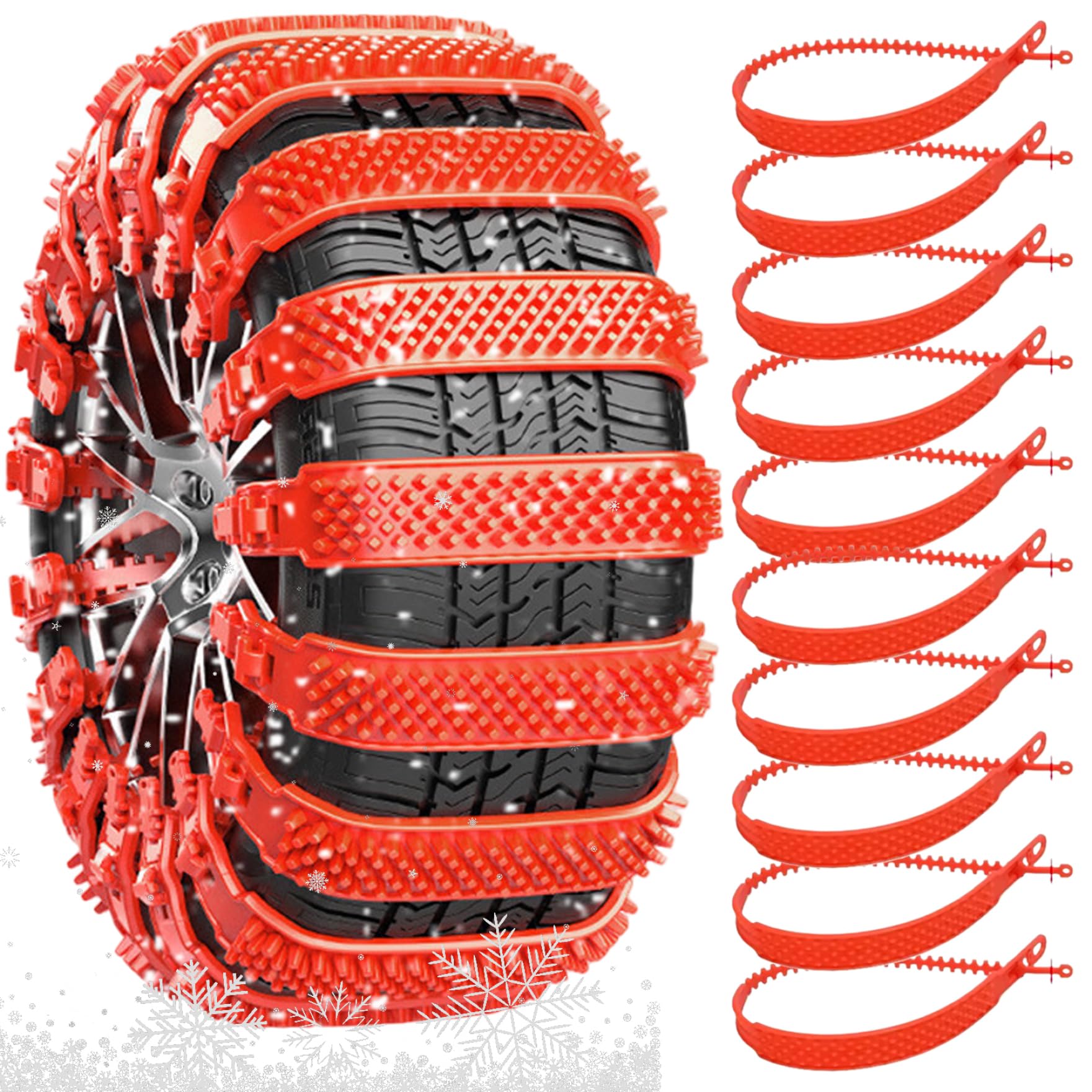Cadenas de nieve portátiles para llevar siempre en el coche este invierno 8