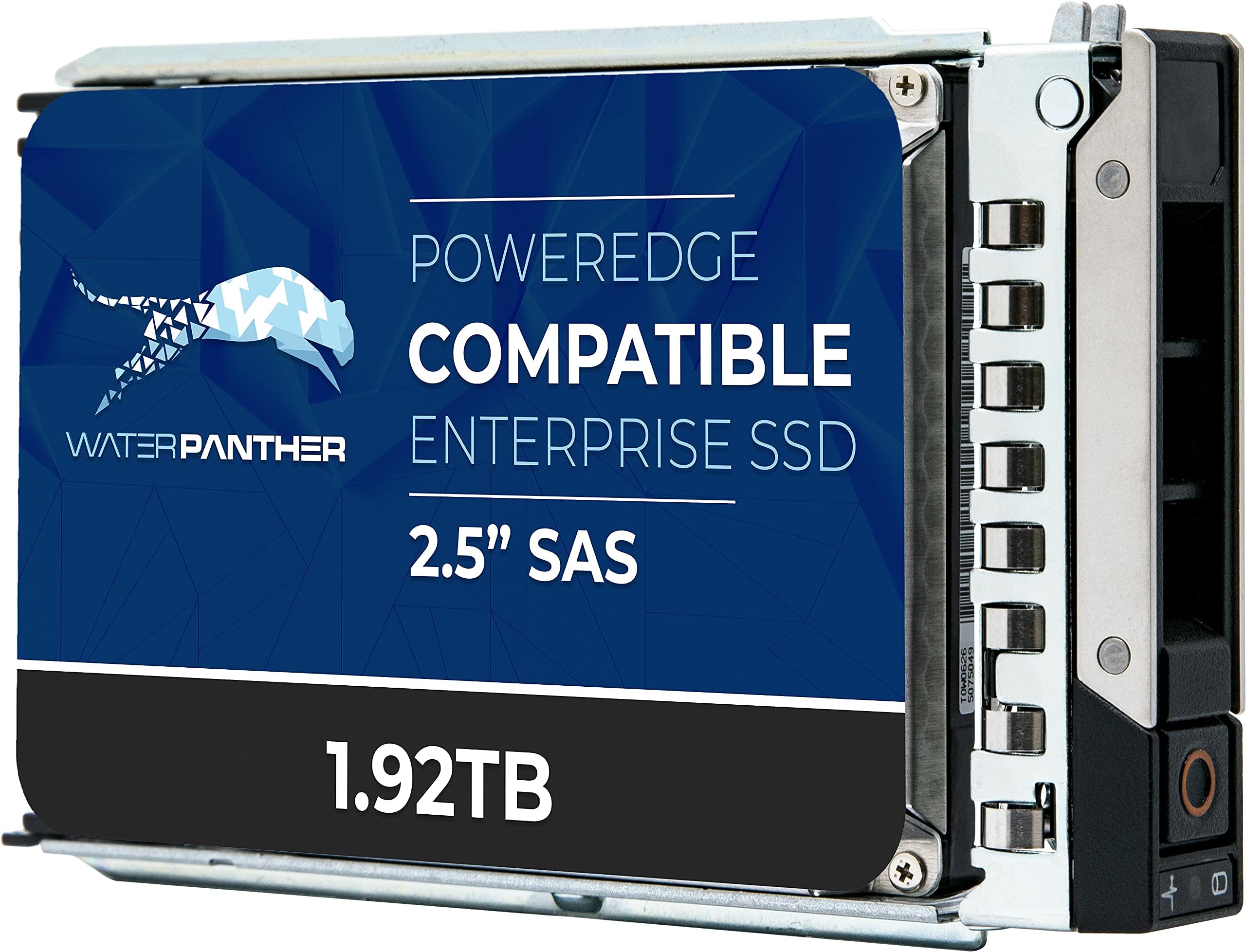 Water Panther 1.92TB MLC SAS 12Gb/s 2.5" SSD for Dell PowerEdge Servers | Enterprise Solid State Drive in 14G Tray