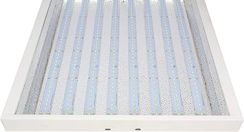 4x2ft led grow lights 200W with 5500K white spectrum and over 2.0PPF/W and 40000 lumens, ideal for 4ft T5 refurbishment, 8 fluorescent grow lights or 400W