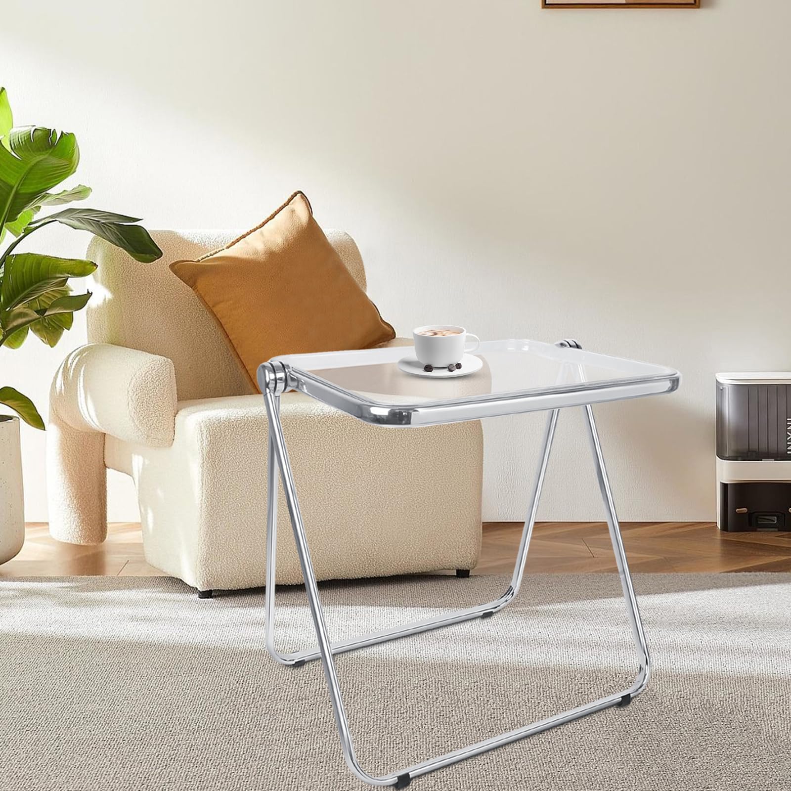 Silla plegable de metal, capacidad de carga de 150 kg, para uso en interiores y exteriores, ideal para comedor, sala de estar y entrada
