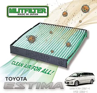 トヨタ エスティマ専用 エムリット フィルター (MLITFILTER) 日本製 D-010_ESTIMA
