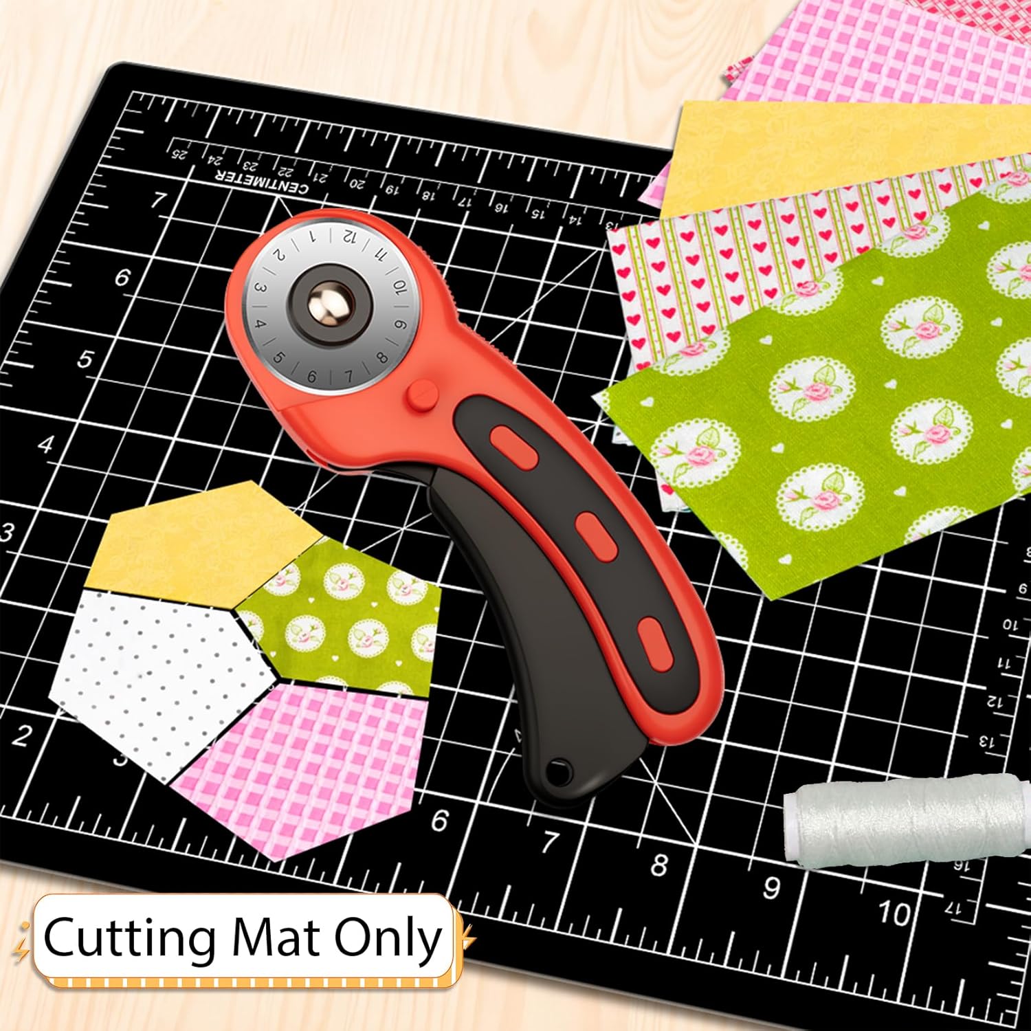 DIYSELF Cutting Mat 12in×18in, Cutting Mats for Crafts, Self Healing Cutting Mat A3, Fabric Cutting Mats Double Side for Sewing, Quilting, Craft Mat for Desktop, Matting & Mounting Materials