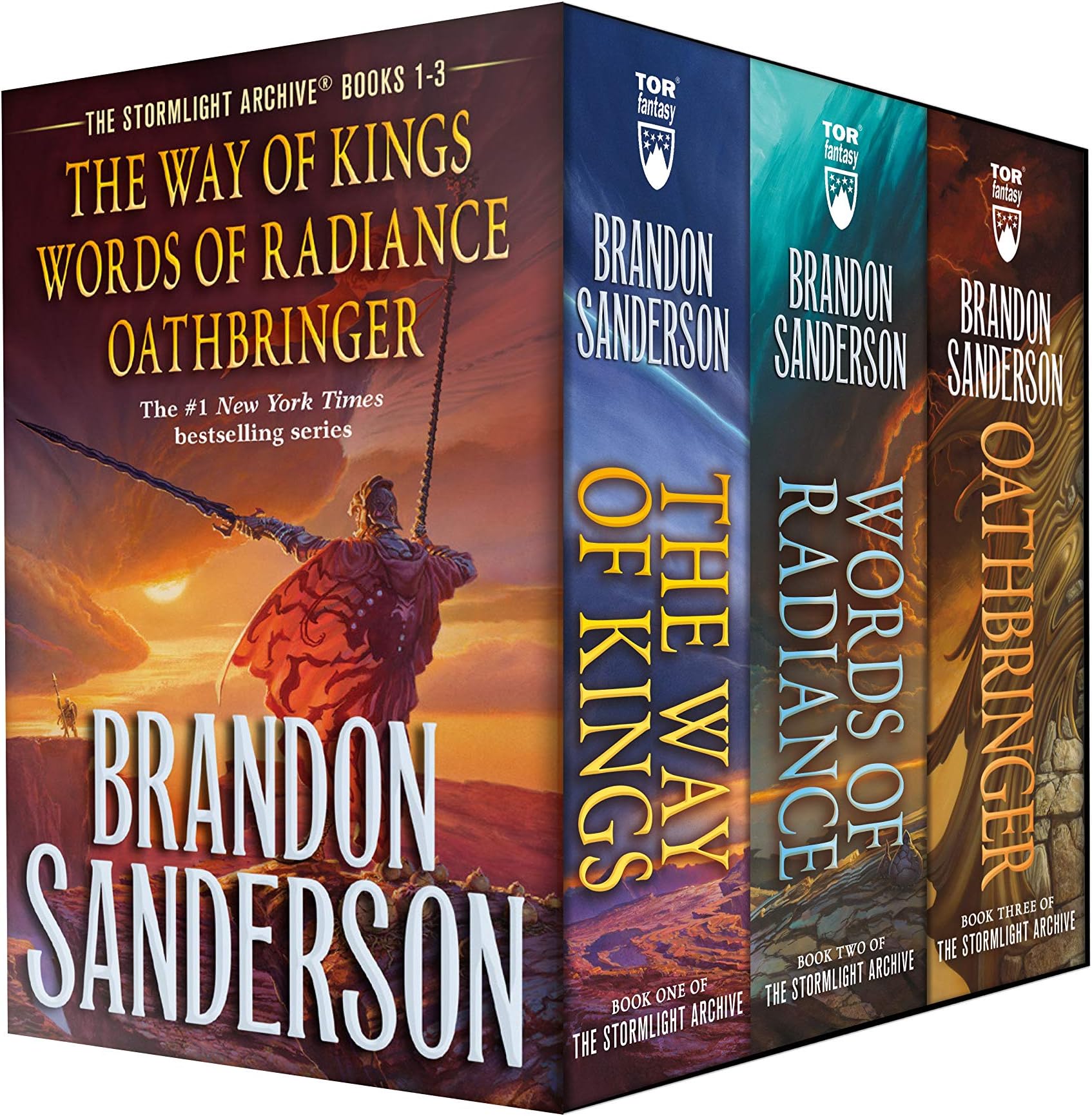 Stormlight Archive MM Boxed Set I, Books 1-3: The Way of Kings, Words of Radiance, Oathbringer
