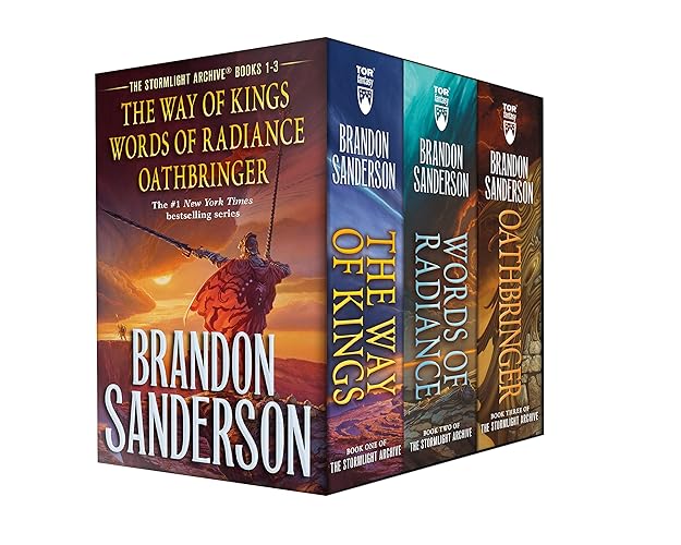 Stormlight Archive MM Boxed Set I, Books 1-3: The Way of Kings, Words of Radiance, Oathbringer (The Stormlight Archive)