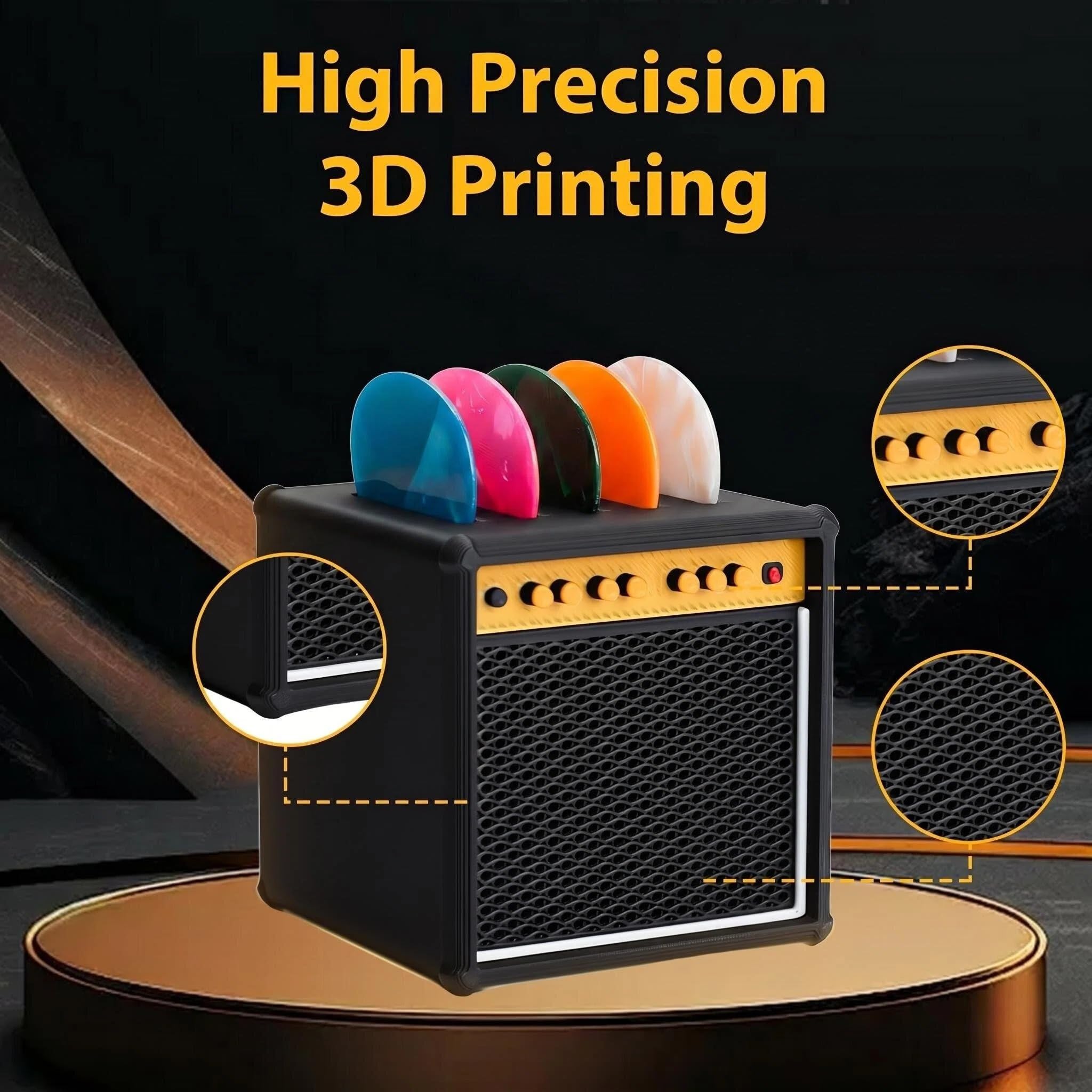 Amazon.com: Guitar Picks Holder Box, Amp Speaker Pick Holder with