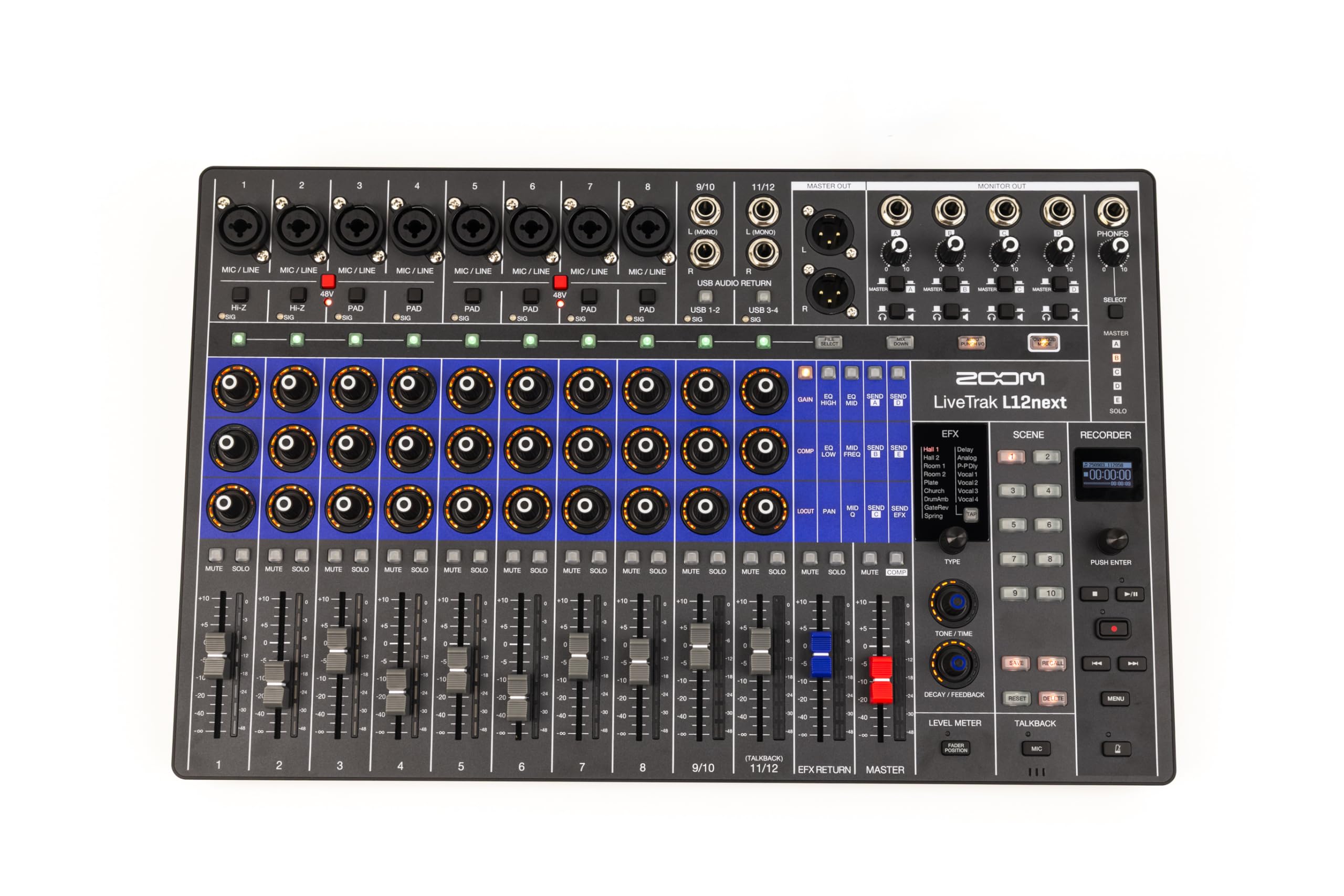 Zoom LiveTrak L12next 12-Channel Digital Mixer & Recorder