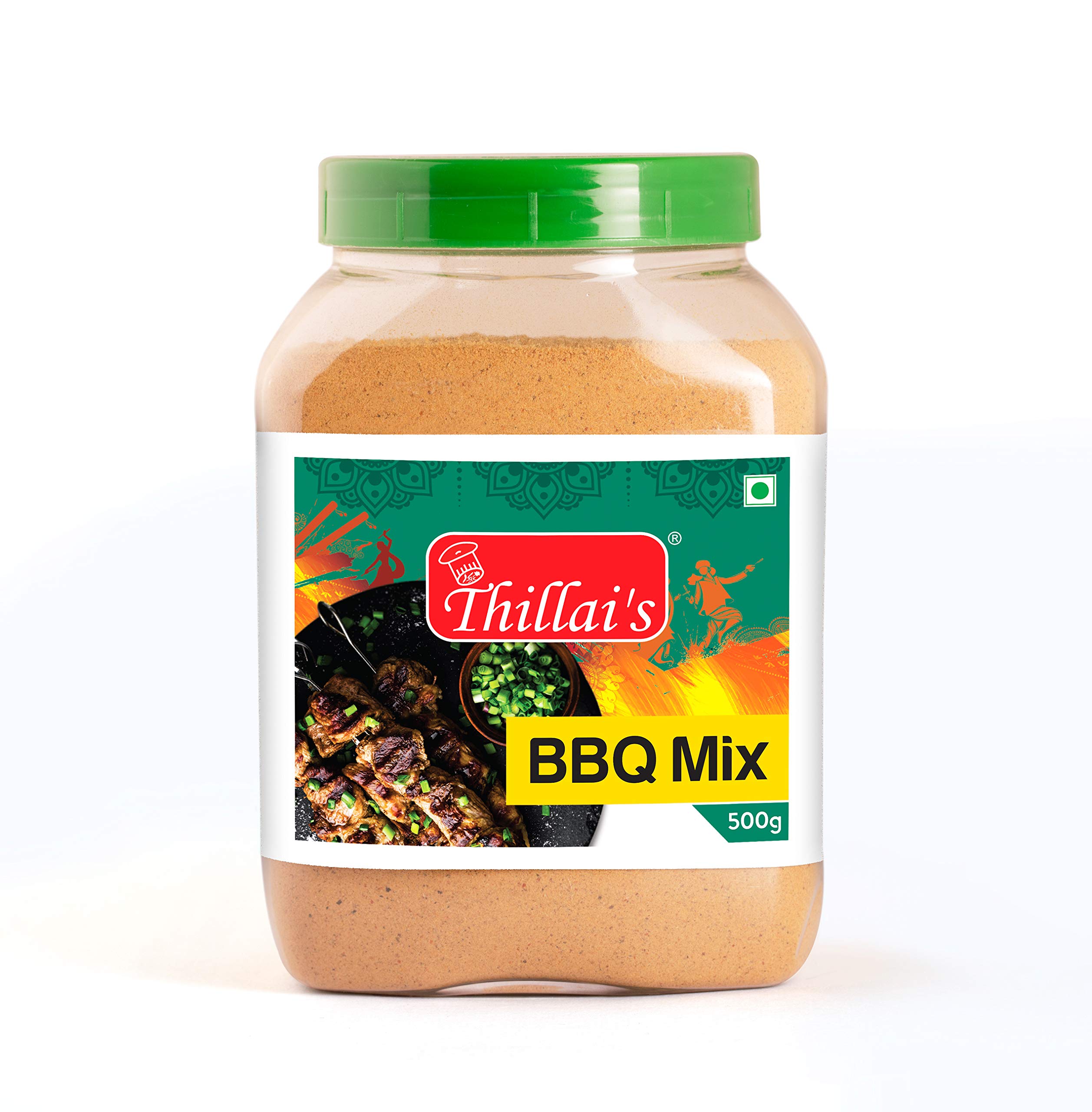 Thillai's BBQ MIX-500g-make a Chicken rub with Smoky Flavor
