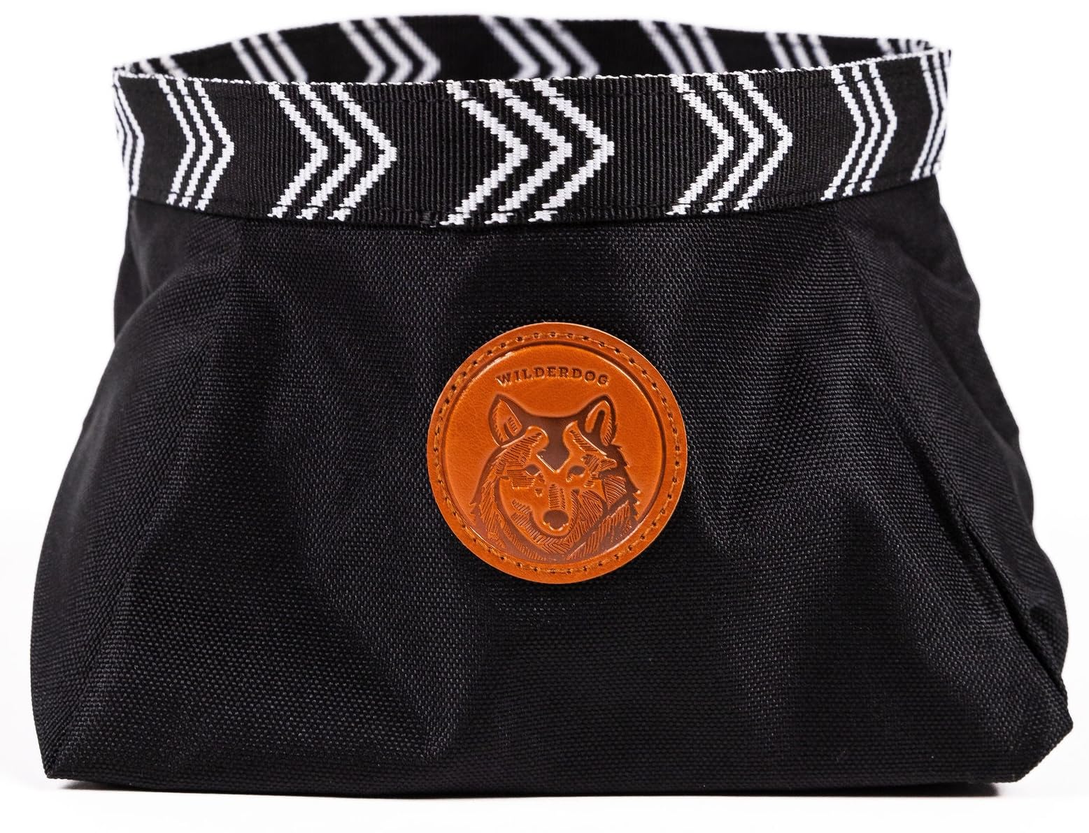 Wilderdog Backpacking Bowl - Holds Food & Water Up to 64oz - Black