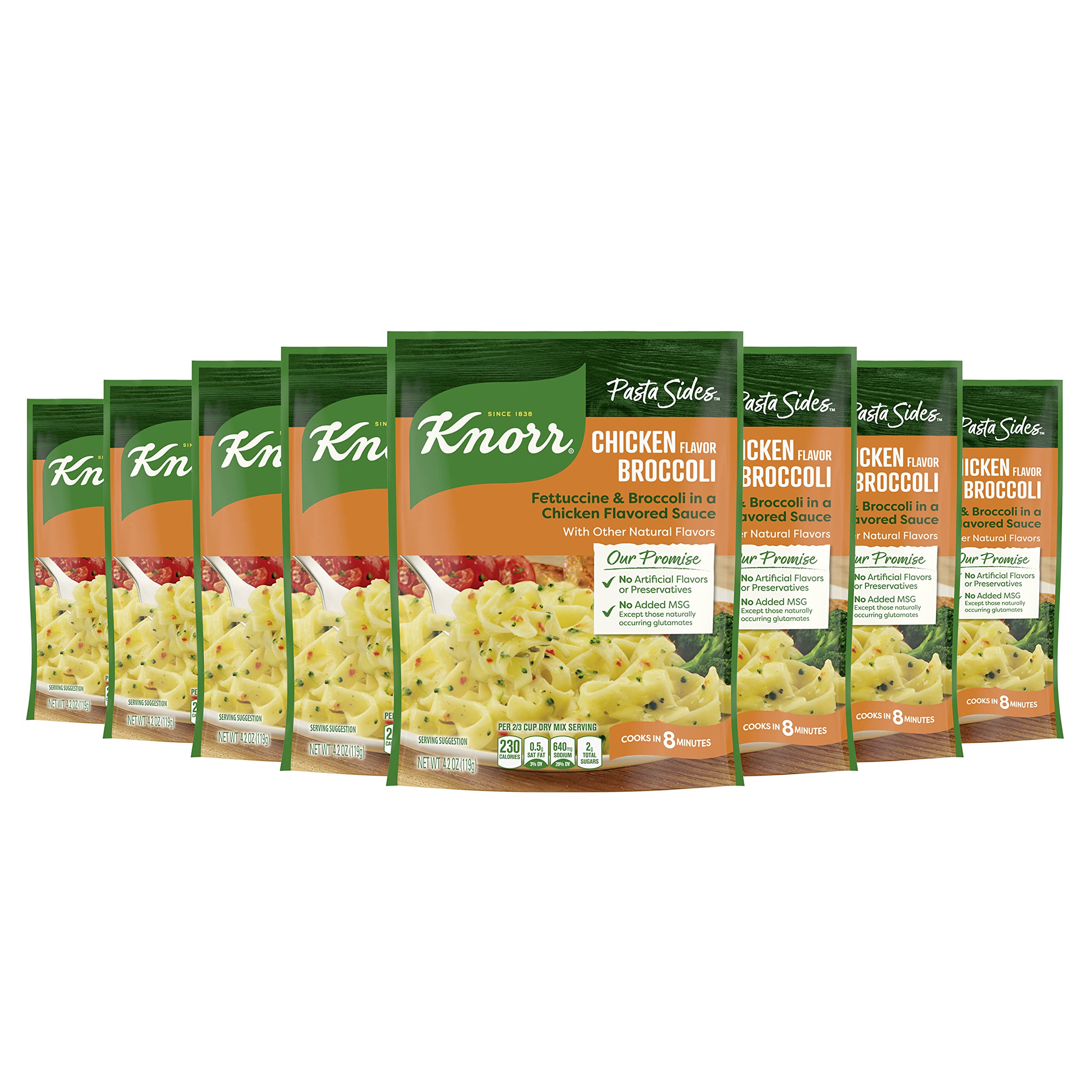Pasta Side Dish, Chicken Broccoli, 4.2 oz (Pack of 8)