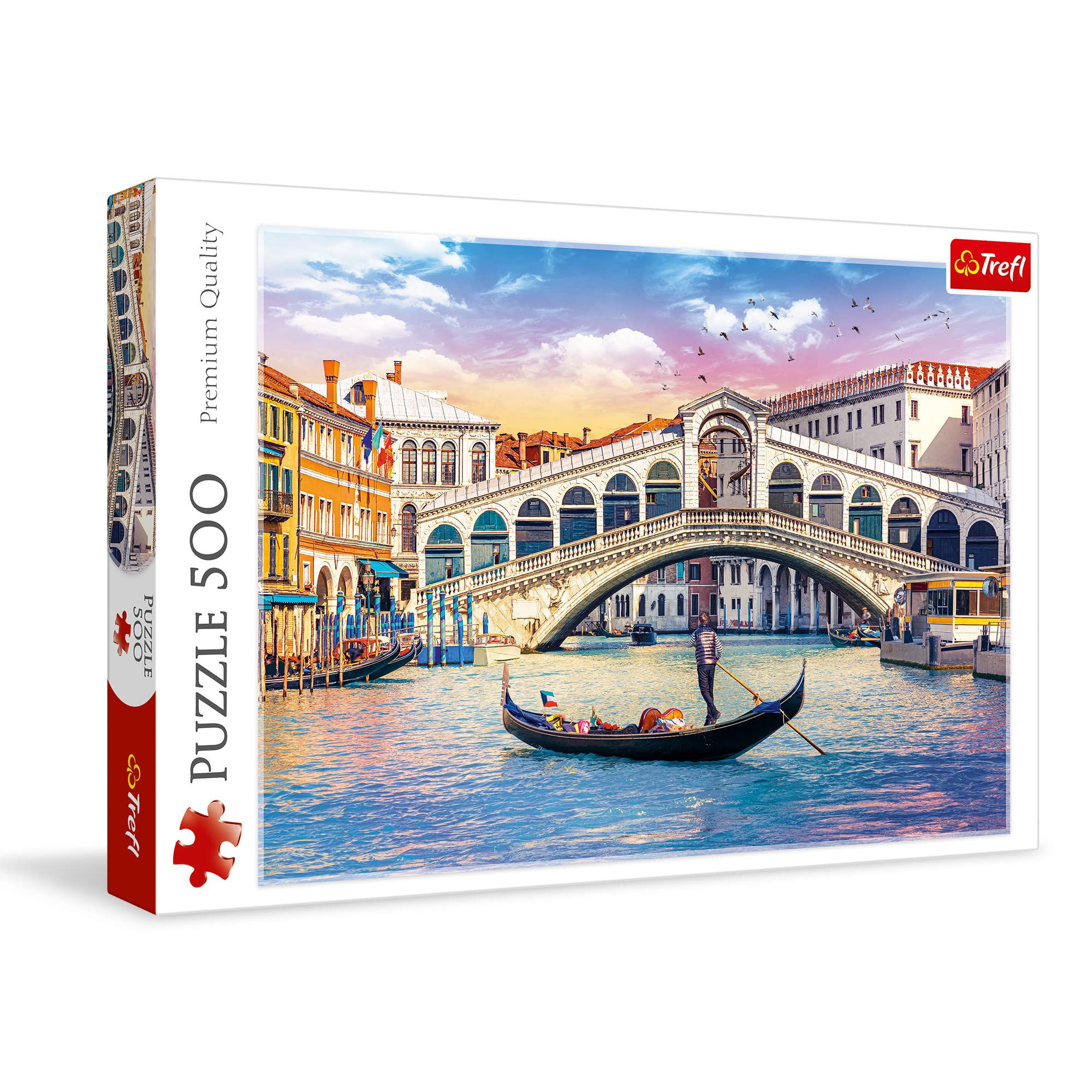ワールドレップサービス Amazon.com: Trefl Rialto Bridge, Venice 500 Piece Jigsaw Puzzle