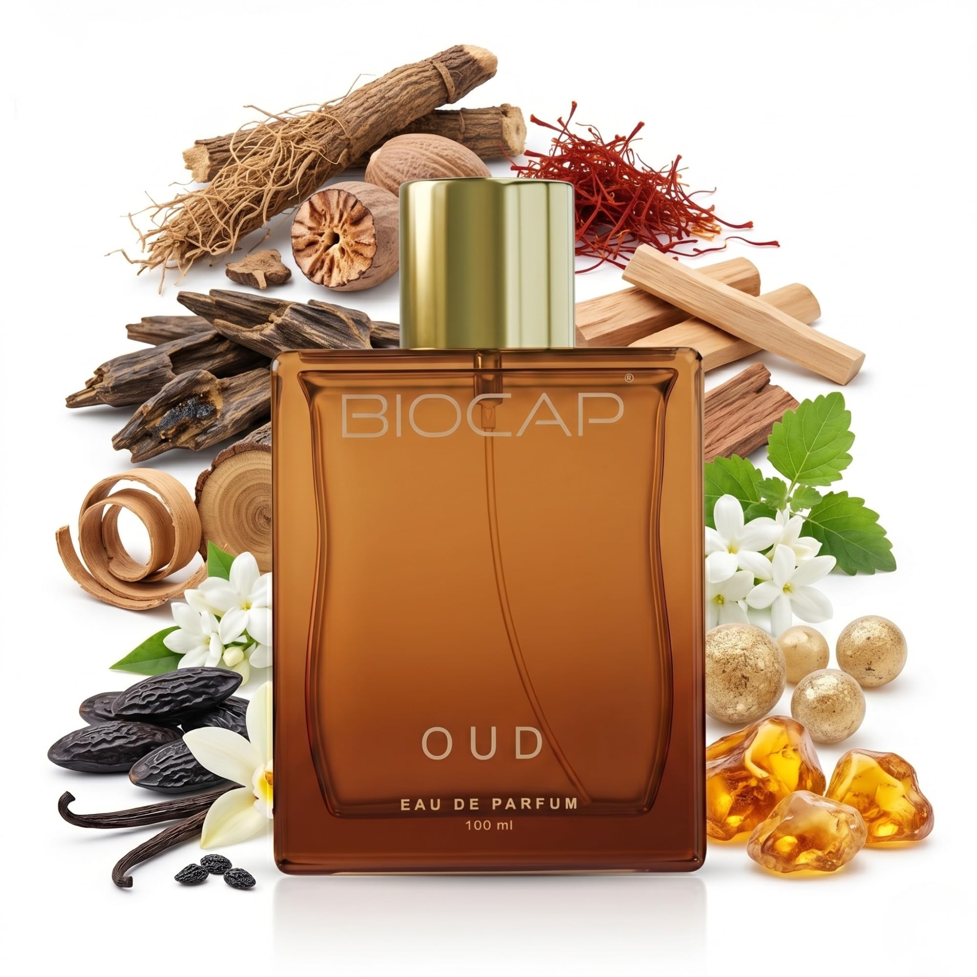 BIOCAP OUD Perfume 100ml Unisex | EAU DE PARFUM | Premium Long Lasting Fragrance | Strong & Woody & Musky Perfume for Men & Women-picture-16
