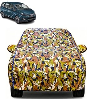 Waterproof Car Body Cover for Mahindra Marazzo with Mirror Pocket| Cotton Inner Lining | Triple Stitched | All Weather Pro Price In India