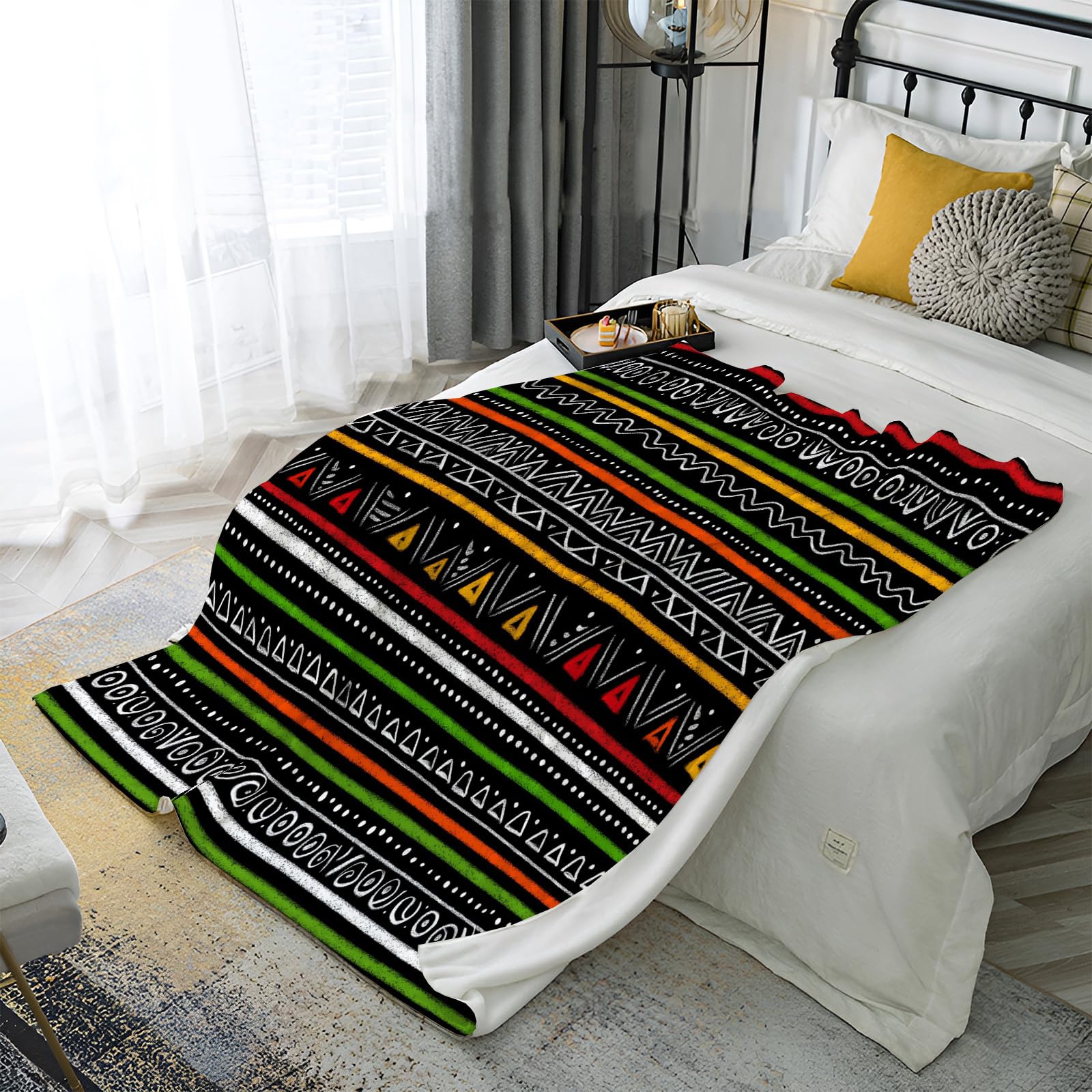 Couverture flanelle douce pour vos soirées cocooning sur le canapé