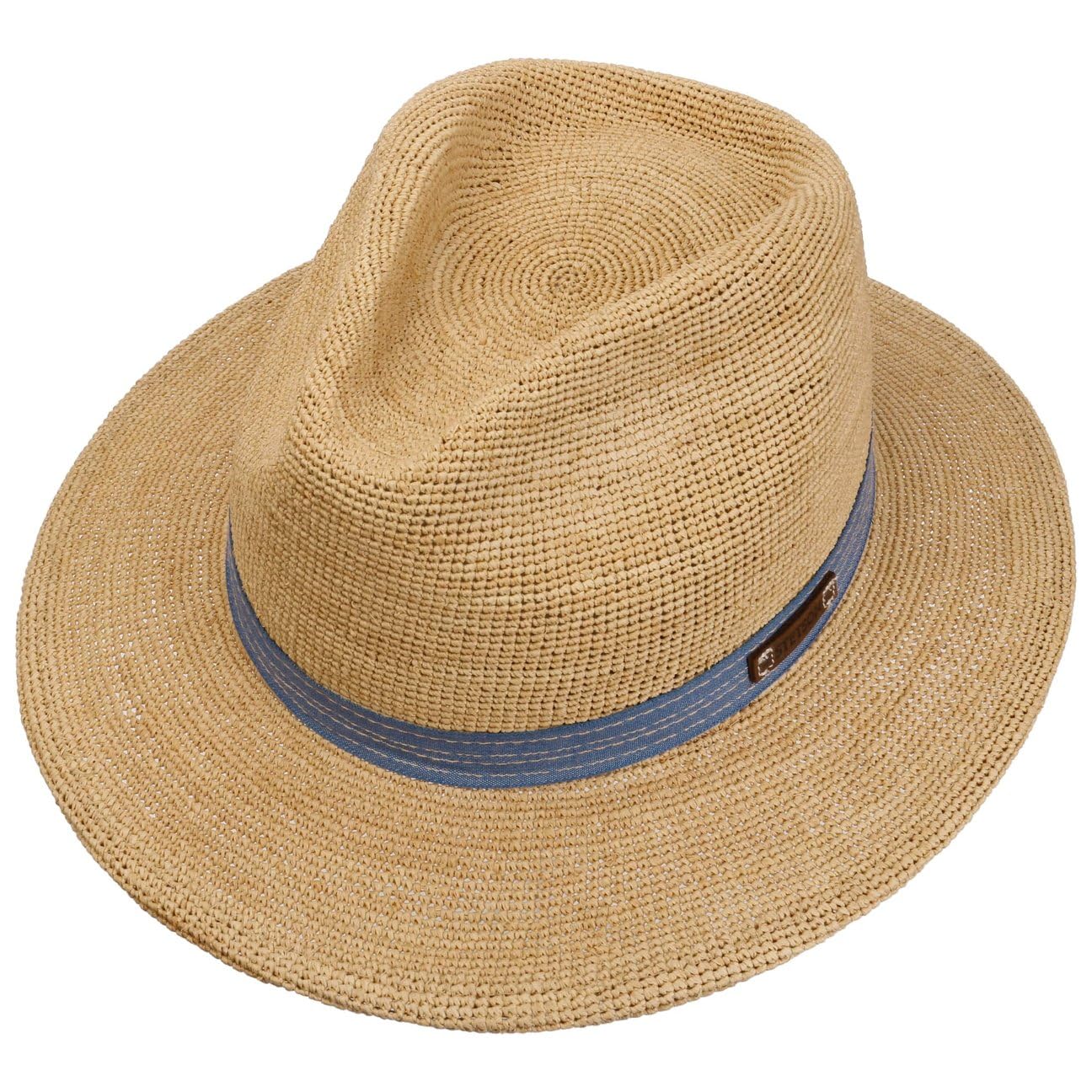 Stetson Barista Traveller Hut Stoff Garniturband Herren und Damen Frühling Sommer