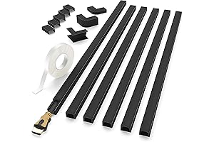 Delamu 94'' Cord Hider, Conceal and Protect Your Cords with Our Paintable Cable Raceway