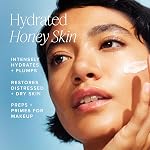 Crème hydratante pour le visage Farmacy Ceramide - Crème hydratante faciale Honey Halo pour peau sèche - Repulpe, apaise et restaure la peau avec des céramides puissants et du miel de sarrasin pour un éclat sain et lumineux (25 ml)