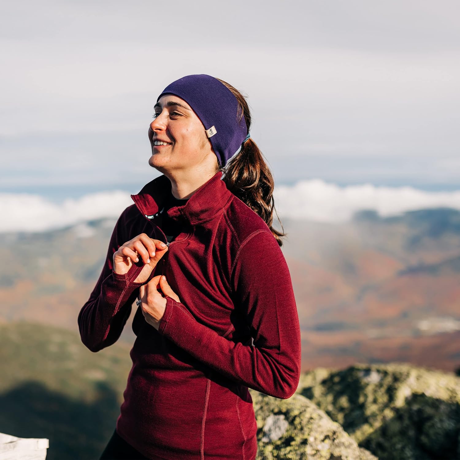 Merino Wool Reversible Headband - Image 4