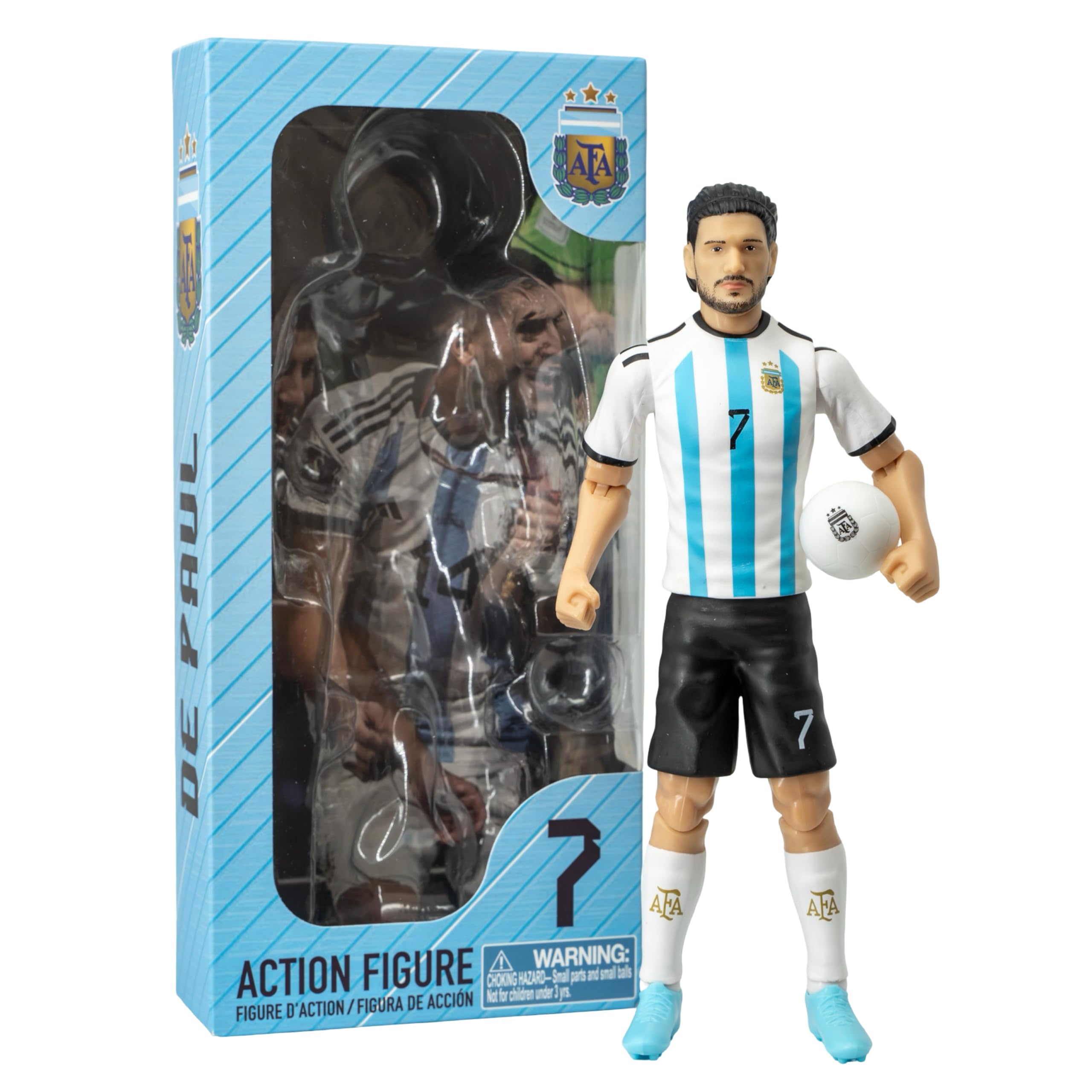 Amazon | Sockers Banbo Toys アルゼンチン国立ロドリゴ・デ・ポール 8