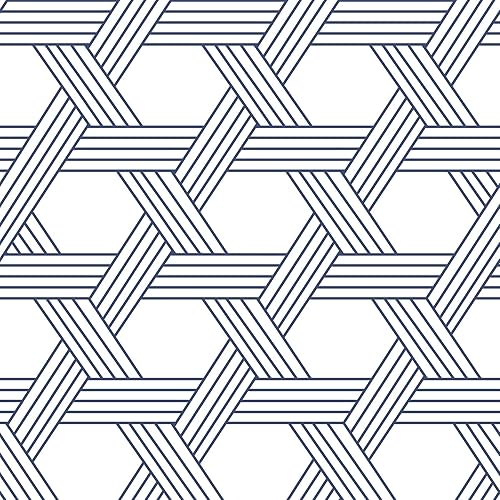 Scott Living Indigo Illusion - Papel tapiz autoadhesivo, color azul
